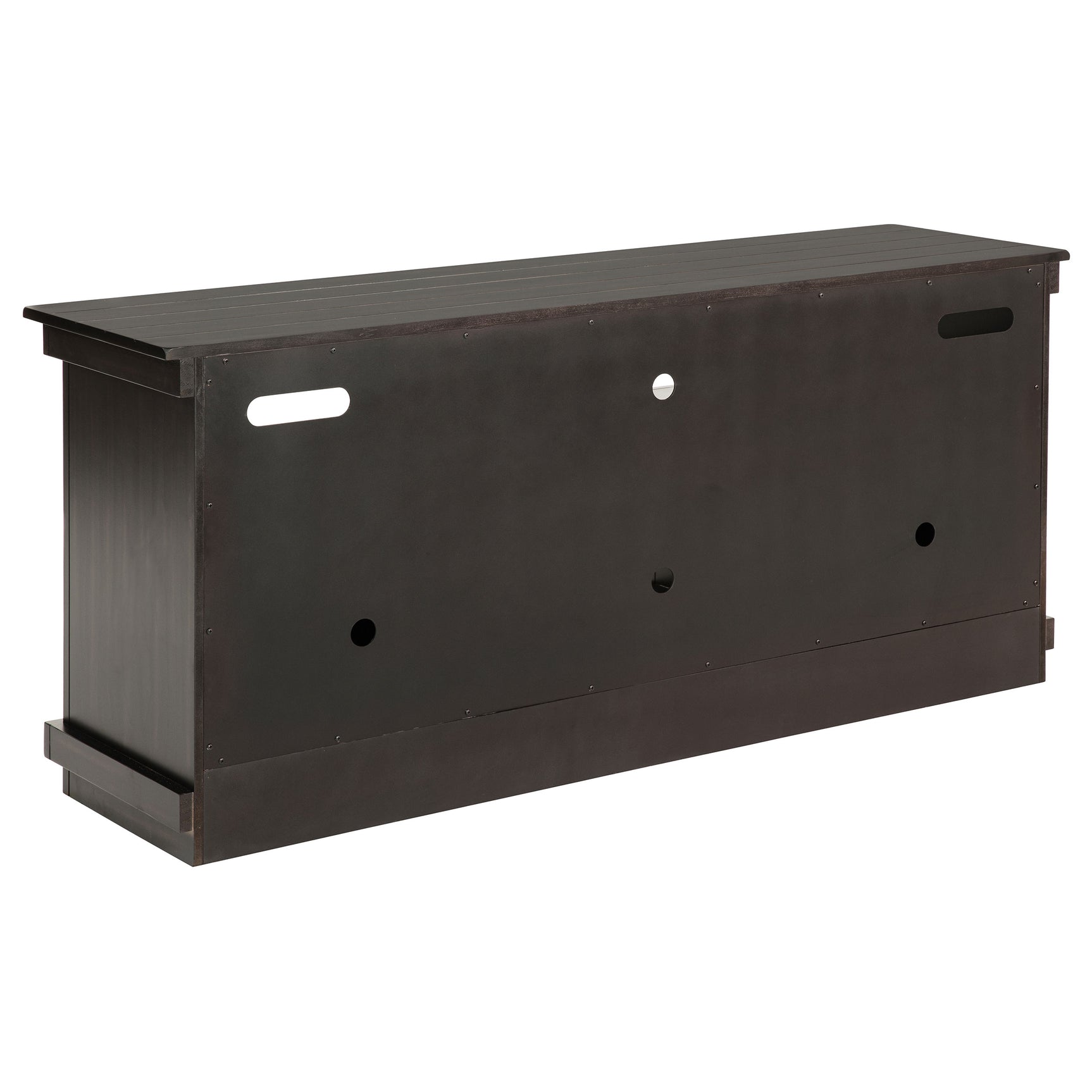 Payne 60-inch TV Stand Media Console Distressed Java - Tampa Furniture Outlet
