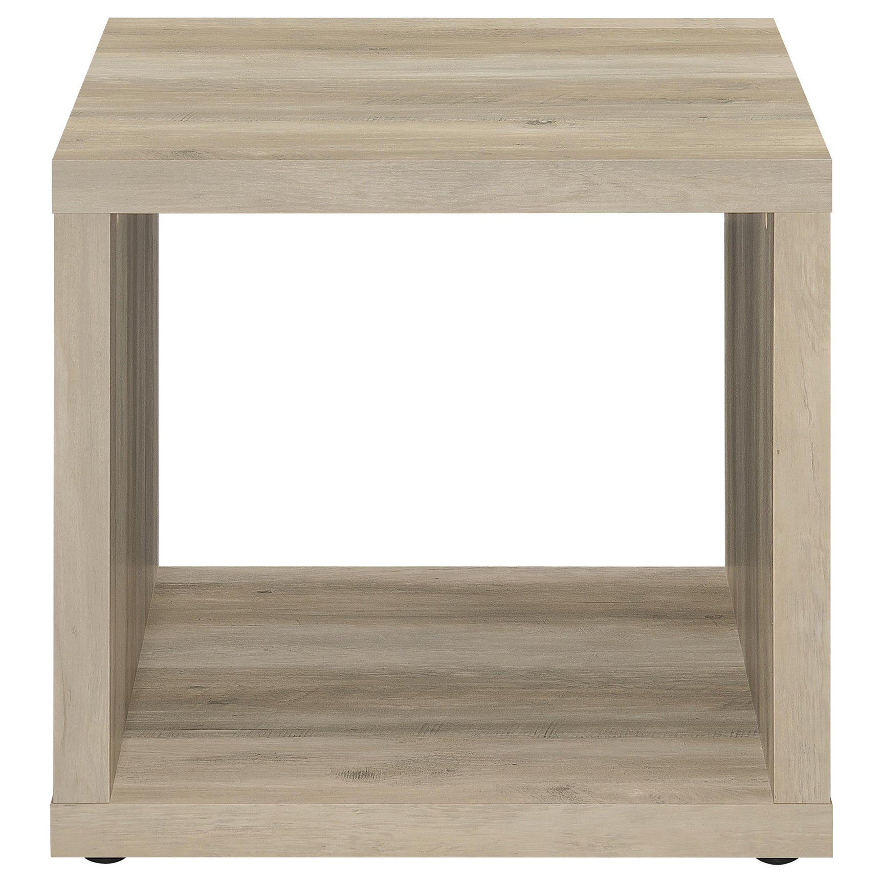 Frisco 2-piece Coffee and End Table Set Distressed Pine