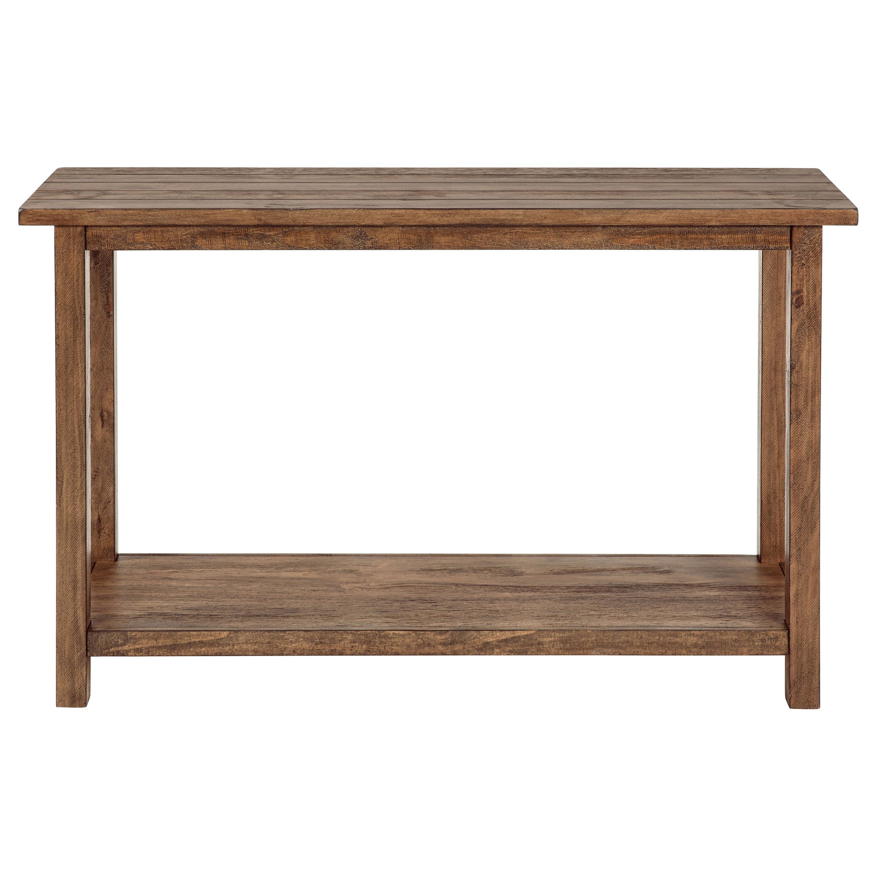 Payne Wood Entryway Sofa Console Table Distressed Brown - Tampa Furniture Outlet
