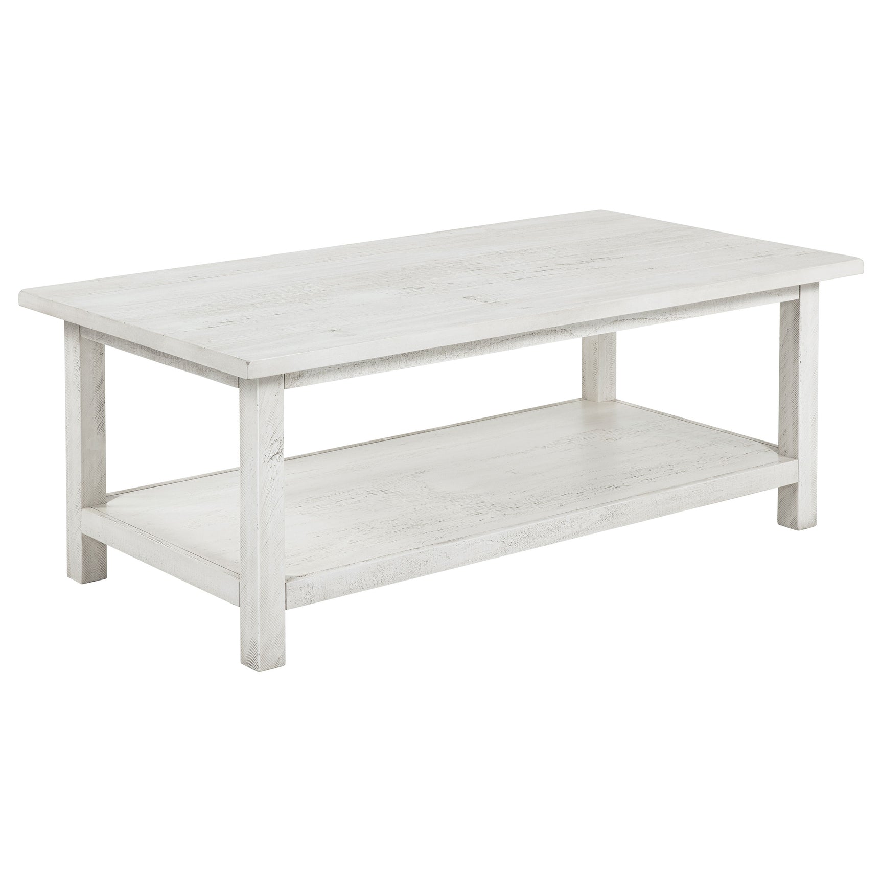 Payne 2-piece Coffee and End Table Set Distressed White - Tampa Furniture Outlet