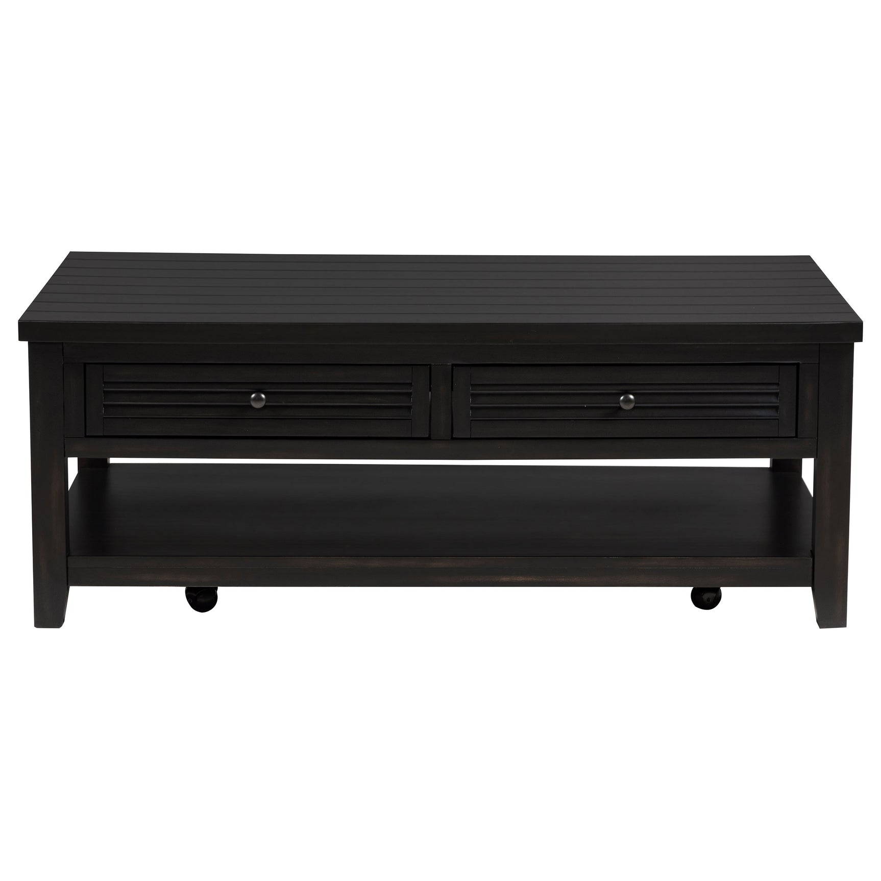 Concord 2-drawer Rectangular Coffee Table Distressed Java - Tampa Furniture Outlet
