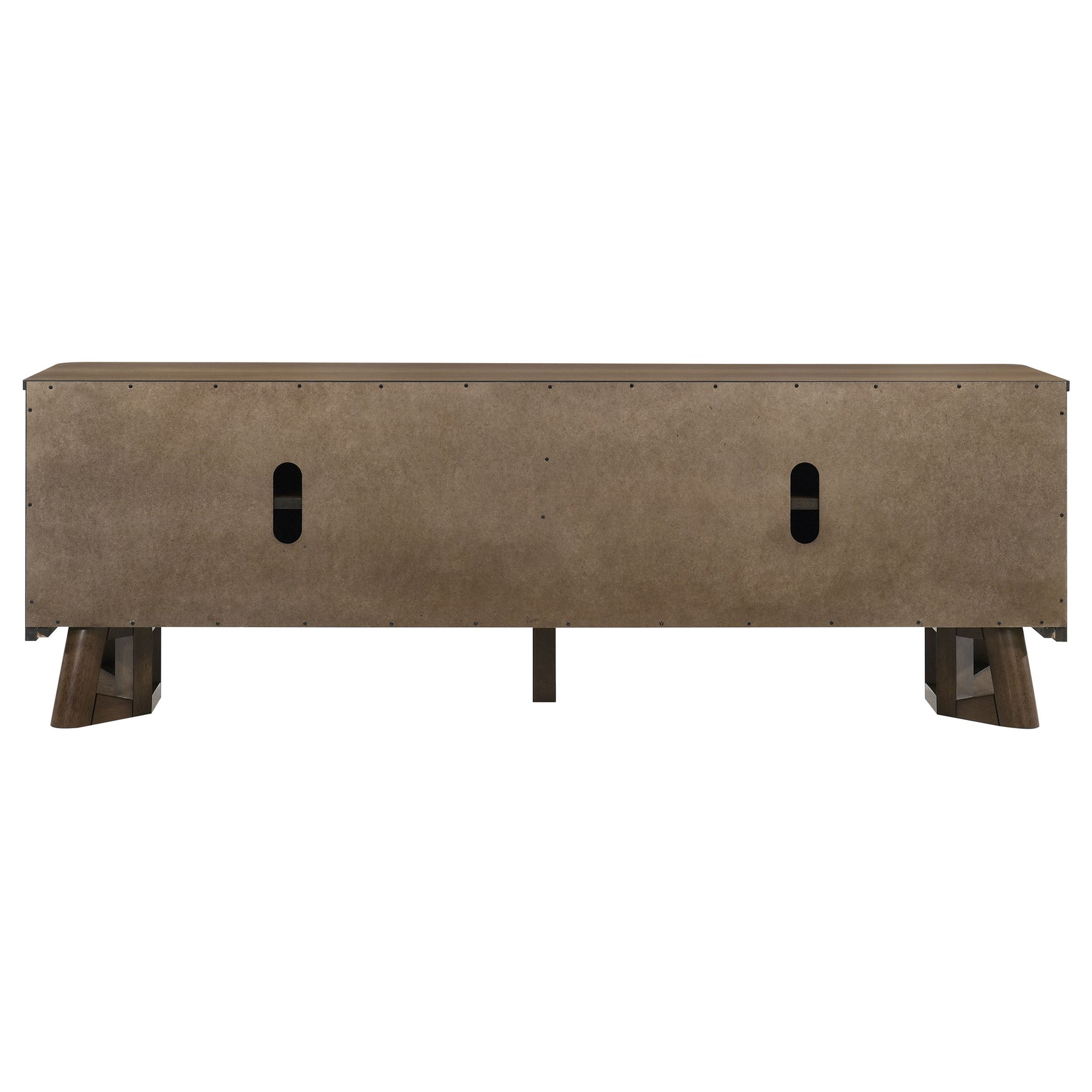 Trotter 71-inch 4-Door Wood TV Stand Media Console Brown