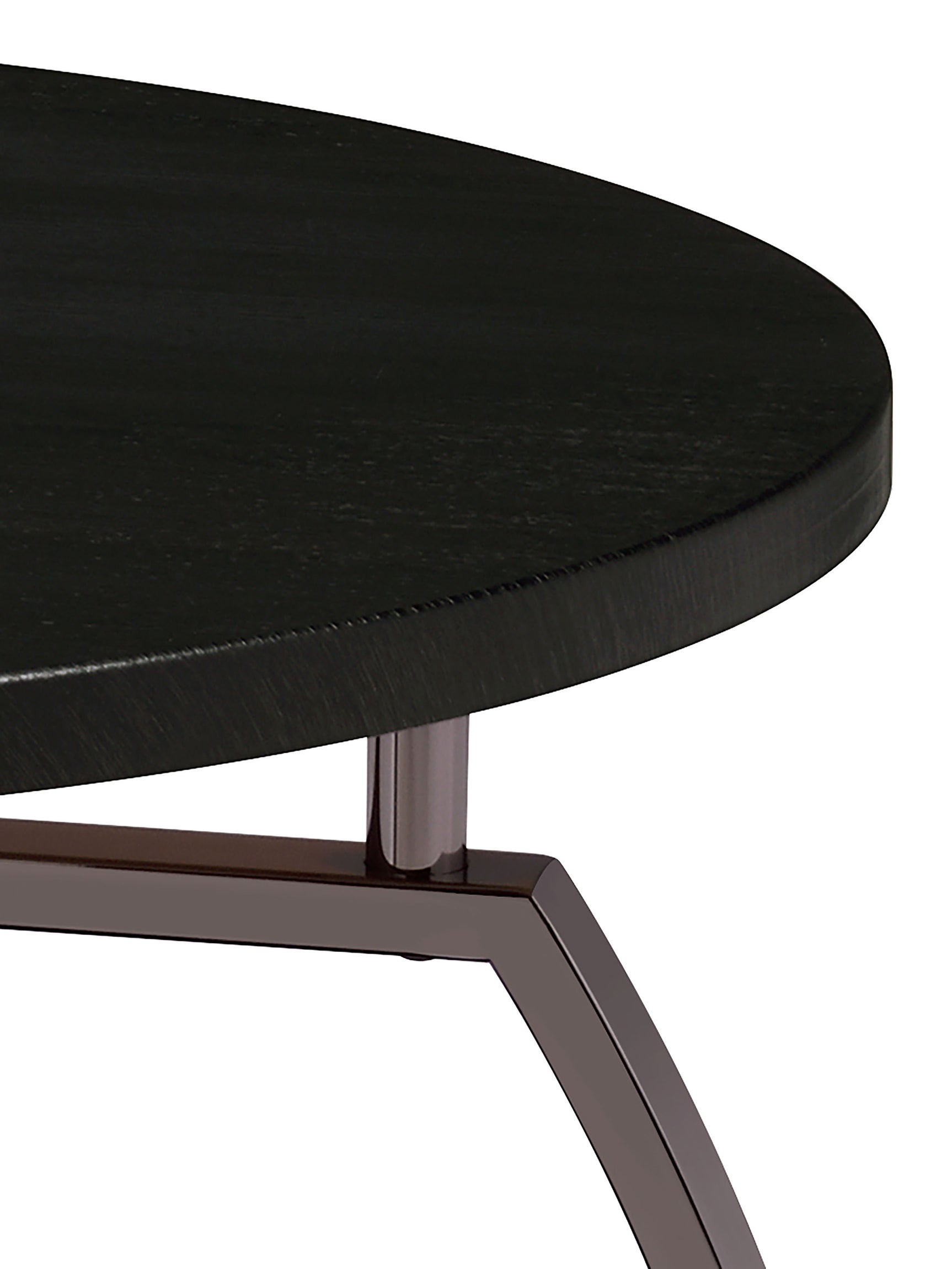 Dacre 3-piece Round Coffee and End Table Set Dark Charcoal - Tampa Furniture Outlet