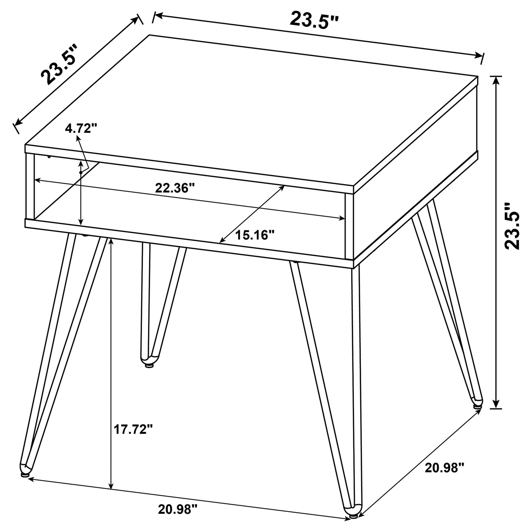 Fanning 3-piece Lift Top Coffee and End Table Set Golden Oak - Tampa Furniture Outlet