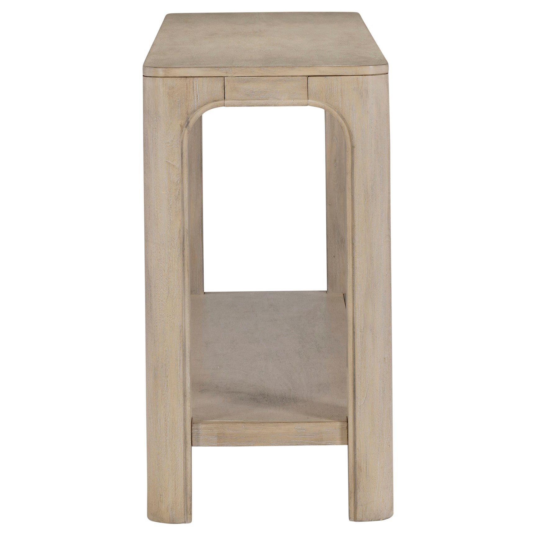 Solano 64-inch Entryway Console Sofa Table Weathered Mango