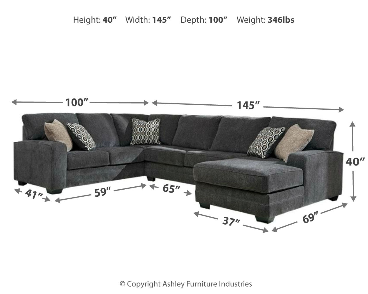 Tracling Sectional - Tampa Furniture Outlet