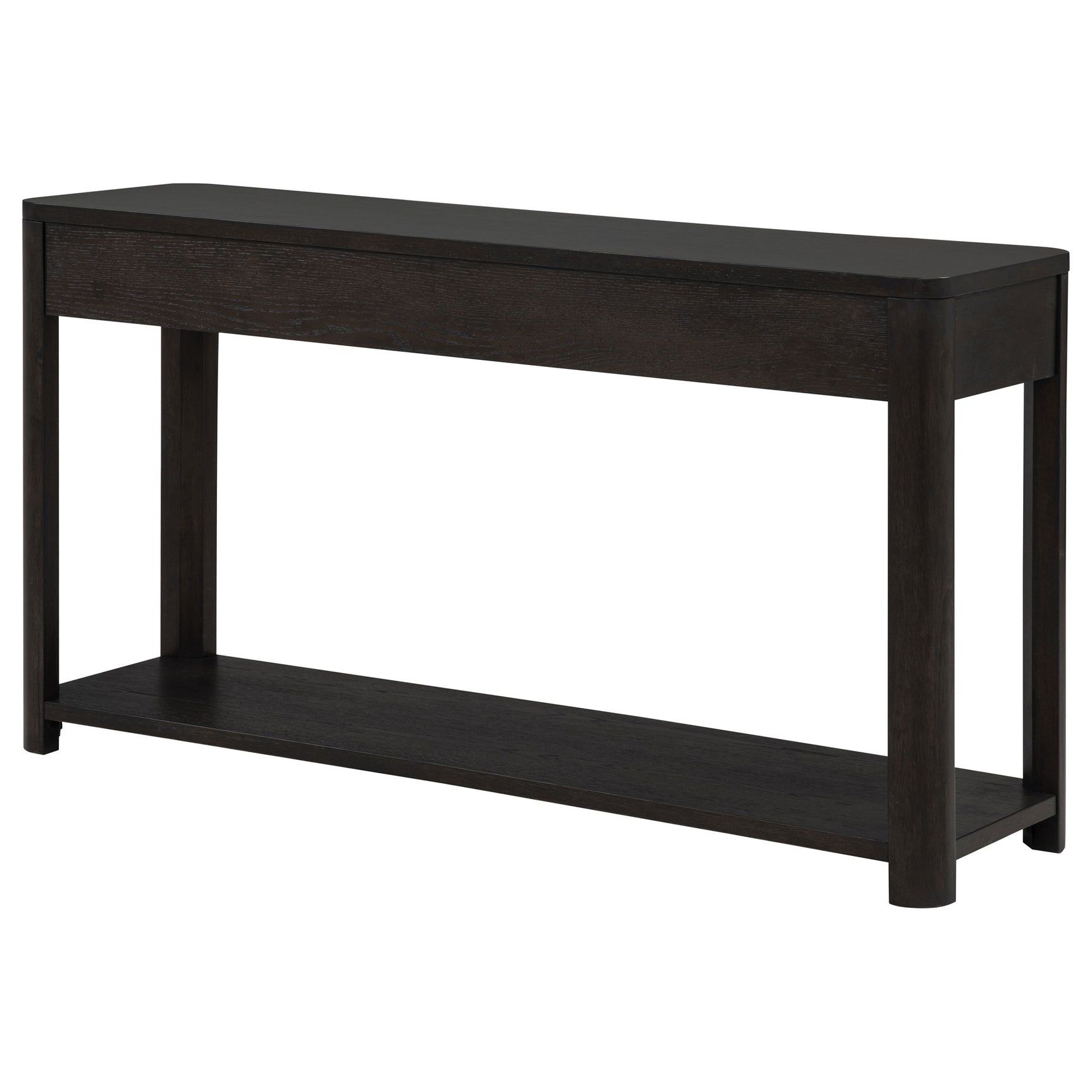 Marcelo Sofa Console Table with 2 Drawers and Shelf Coffee