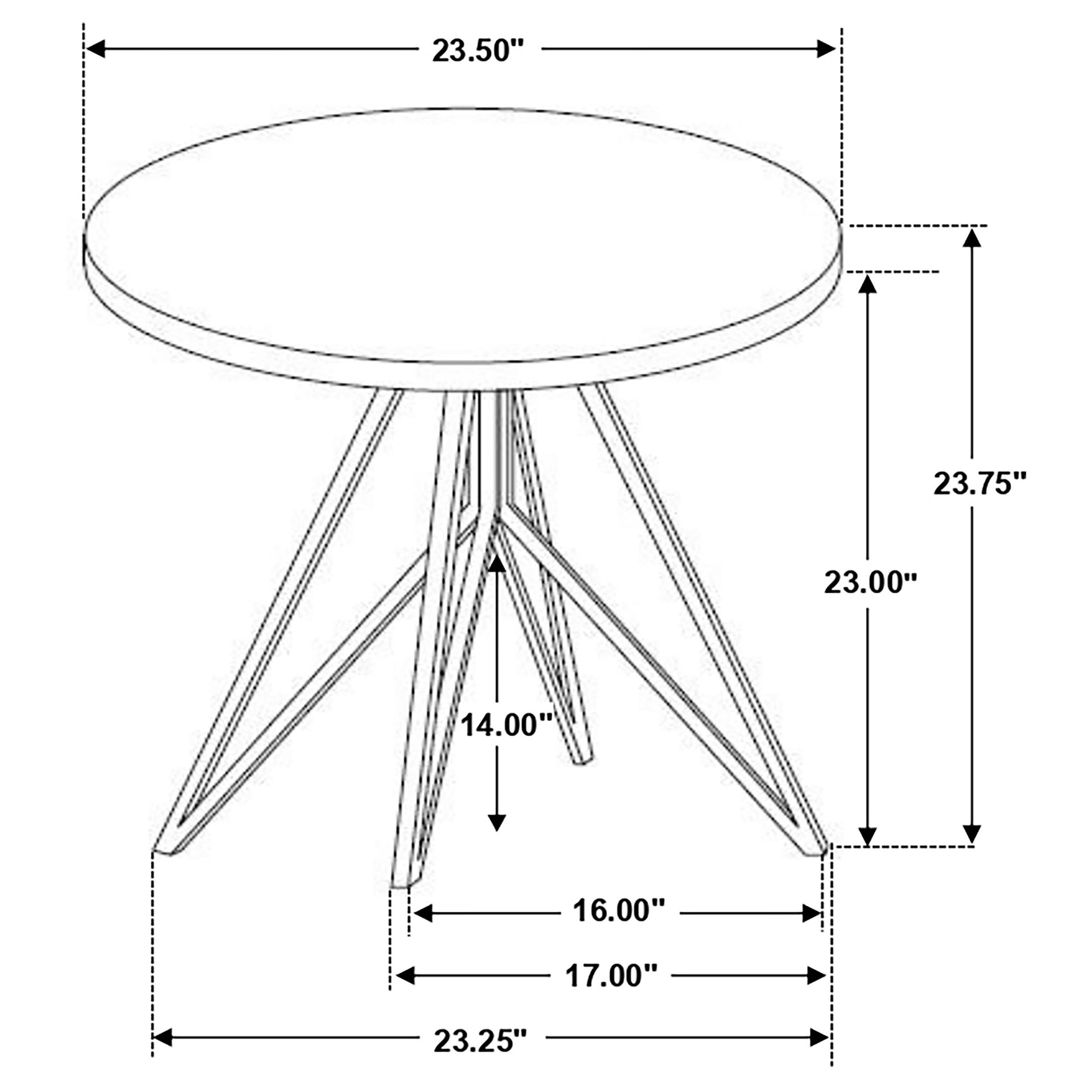 Hadi 3-piece Round SmartTop Coffee and End Table Set Cement - Tampa Furniture Outlet