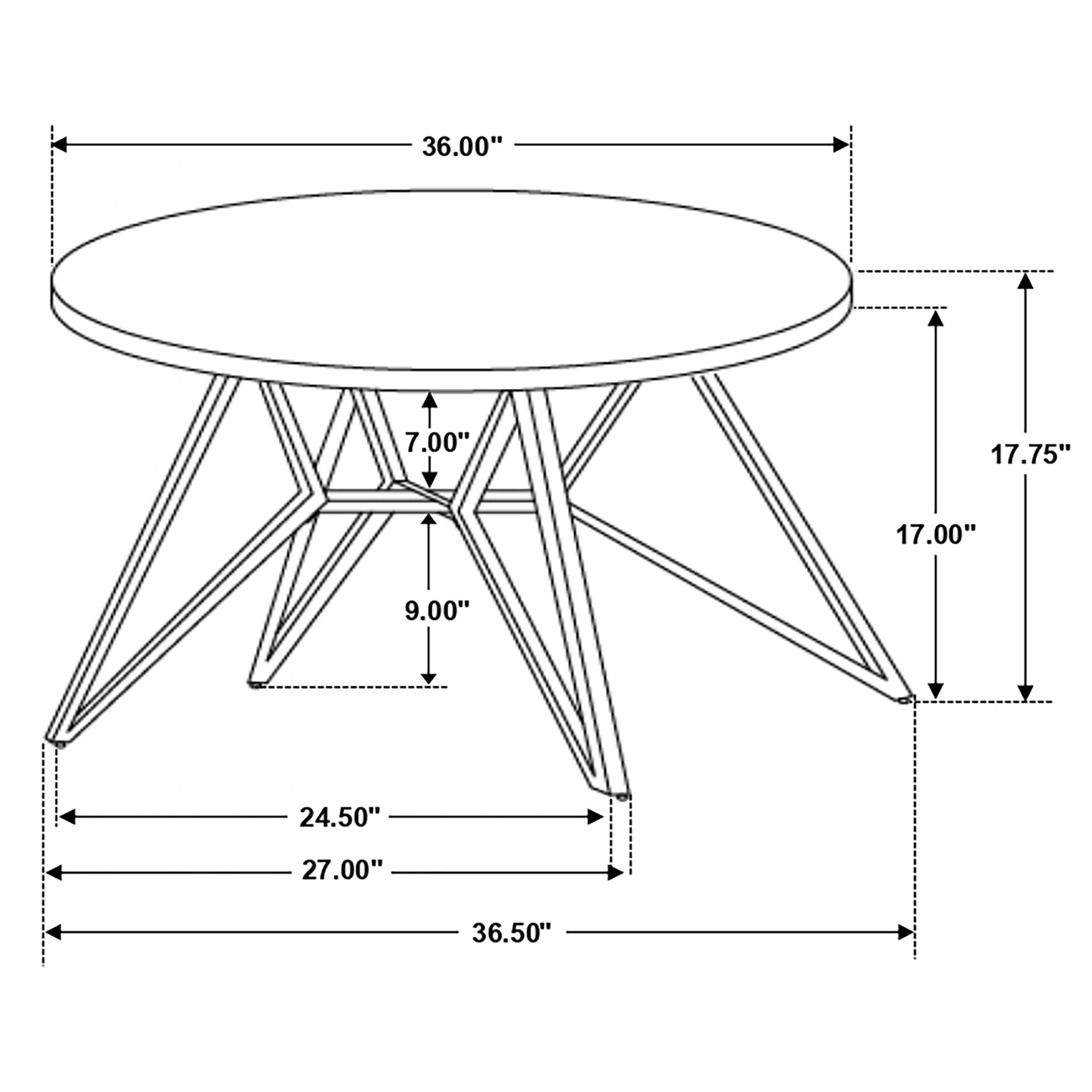 Hadi 3-piece Round SmartTop Coffee and End Table Set Cement - Tampa Furniture Outlet