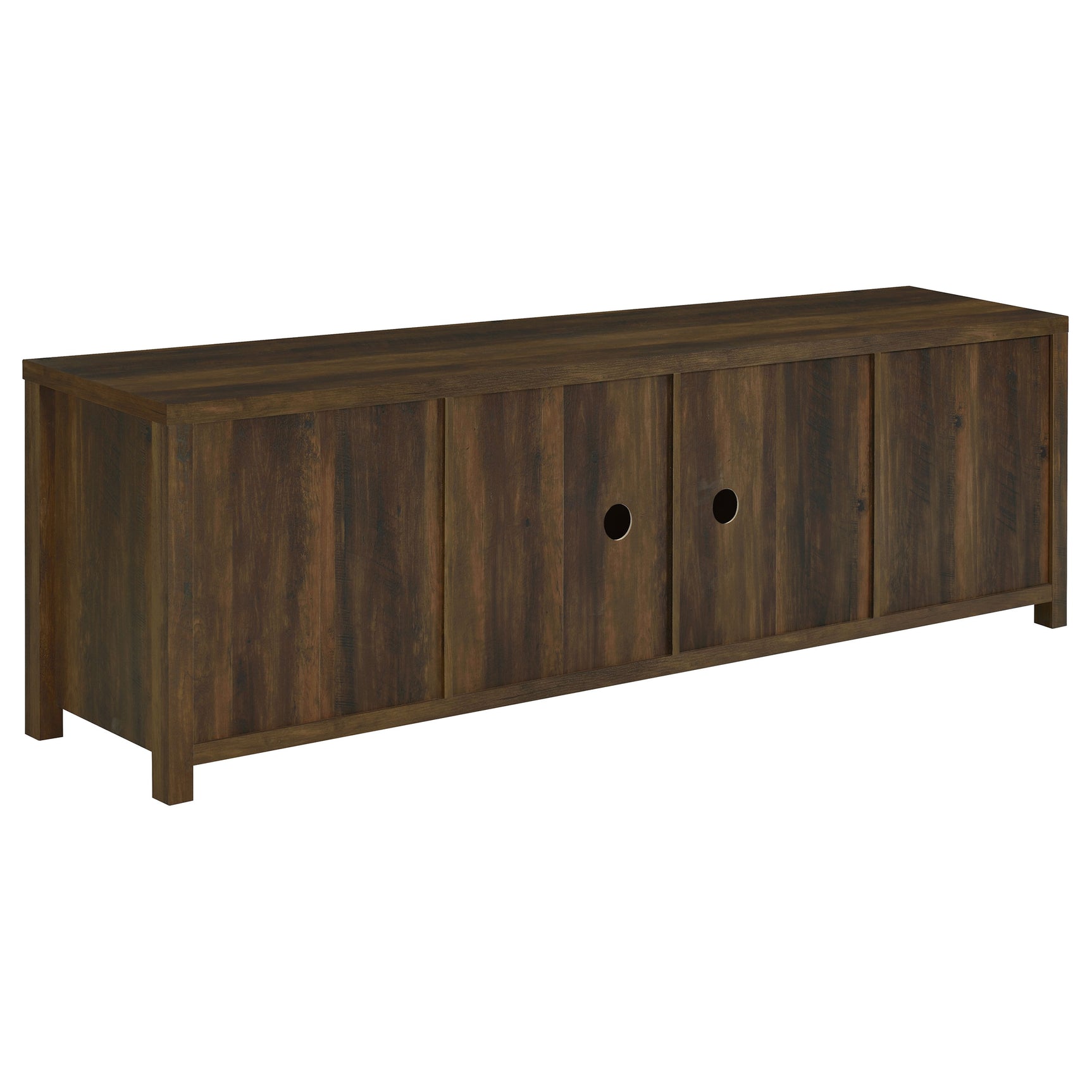 Madra 2-door Engineered Wood 79-inch TV Stand Dark Pine - Tampa Furniture Outlet