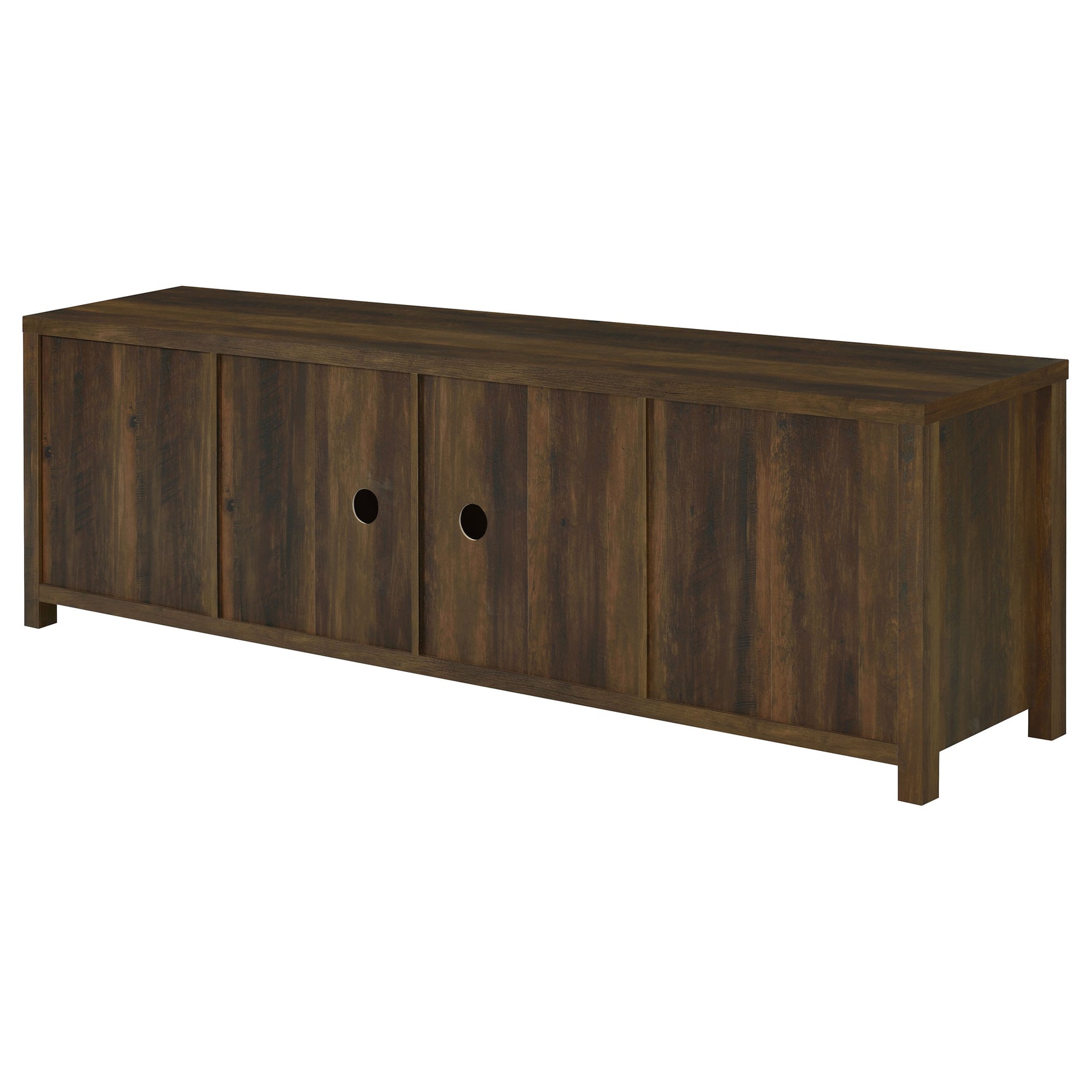 Madra 2-door Engineered Wood 79-inch TV Stand Dark Pine - Tampa Furniture Outlet