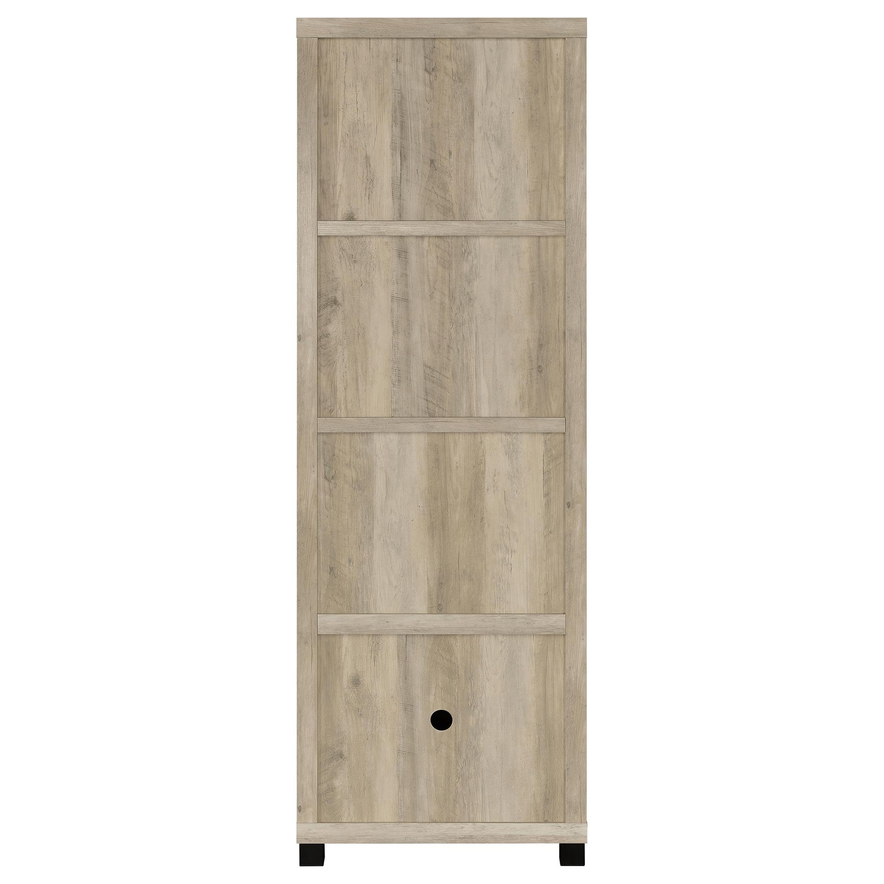 Sachin 3-piece 79-inch TV Entertainment Center Antique Pine - Tampa Furniture Outlet