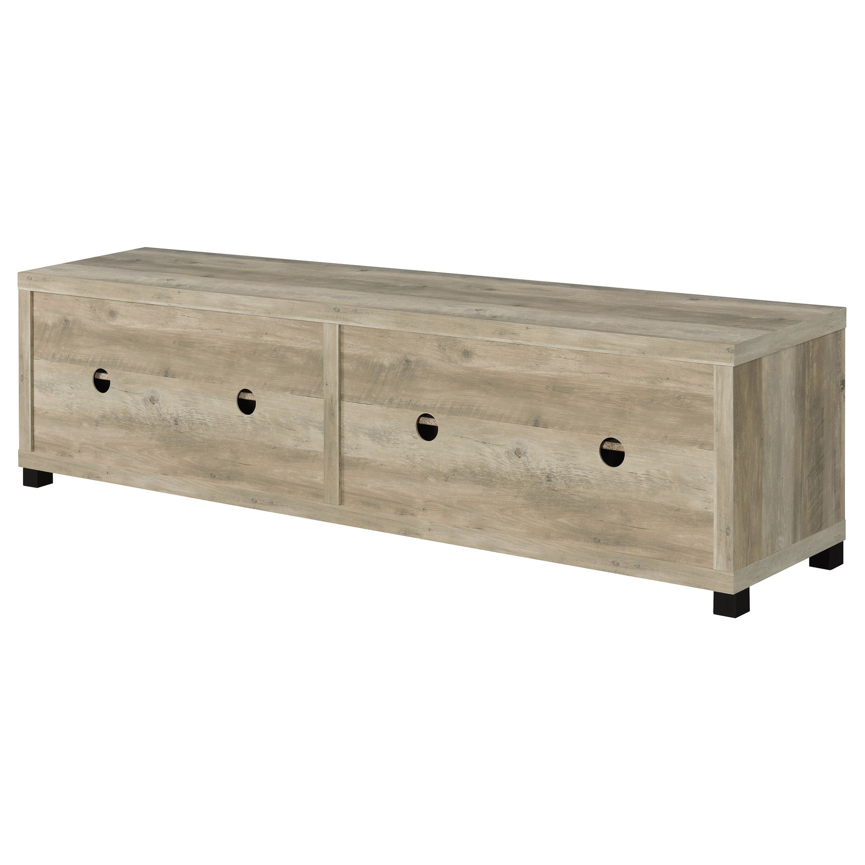 Sachin 4-door Engineered Wood 79-inch TV Stand Distressed Pine - Tampa Furniture Outlet