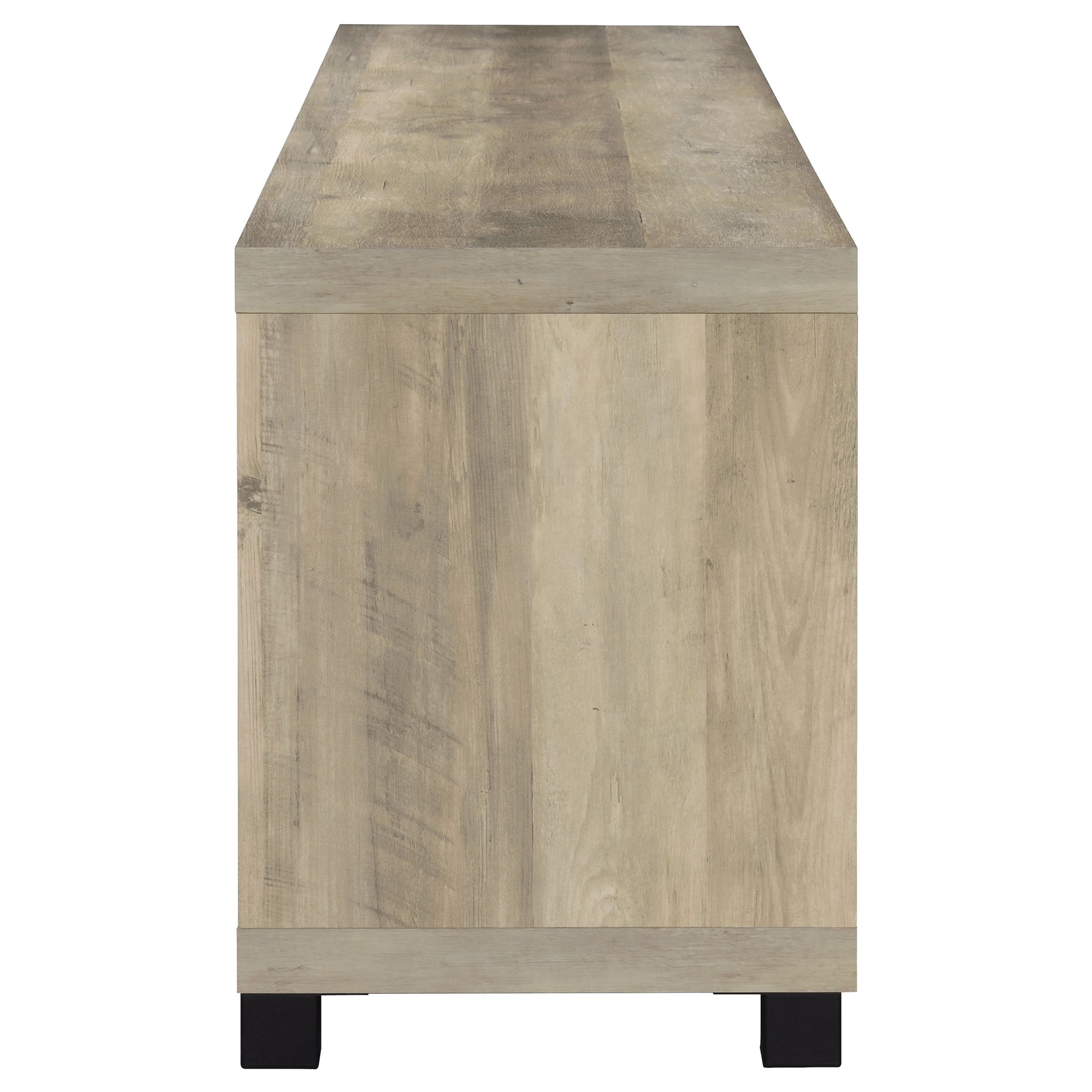 Sachin 4-door Engineered Wood 79-inch TV Stand Distressed Pine - Tampa Furniture Outlet