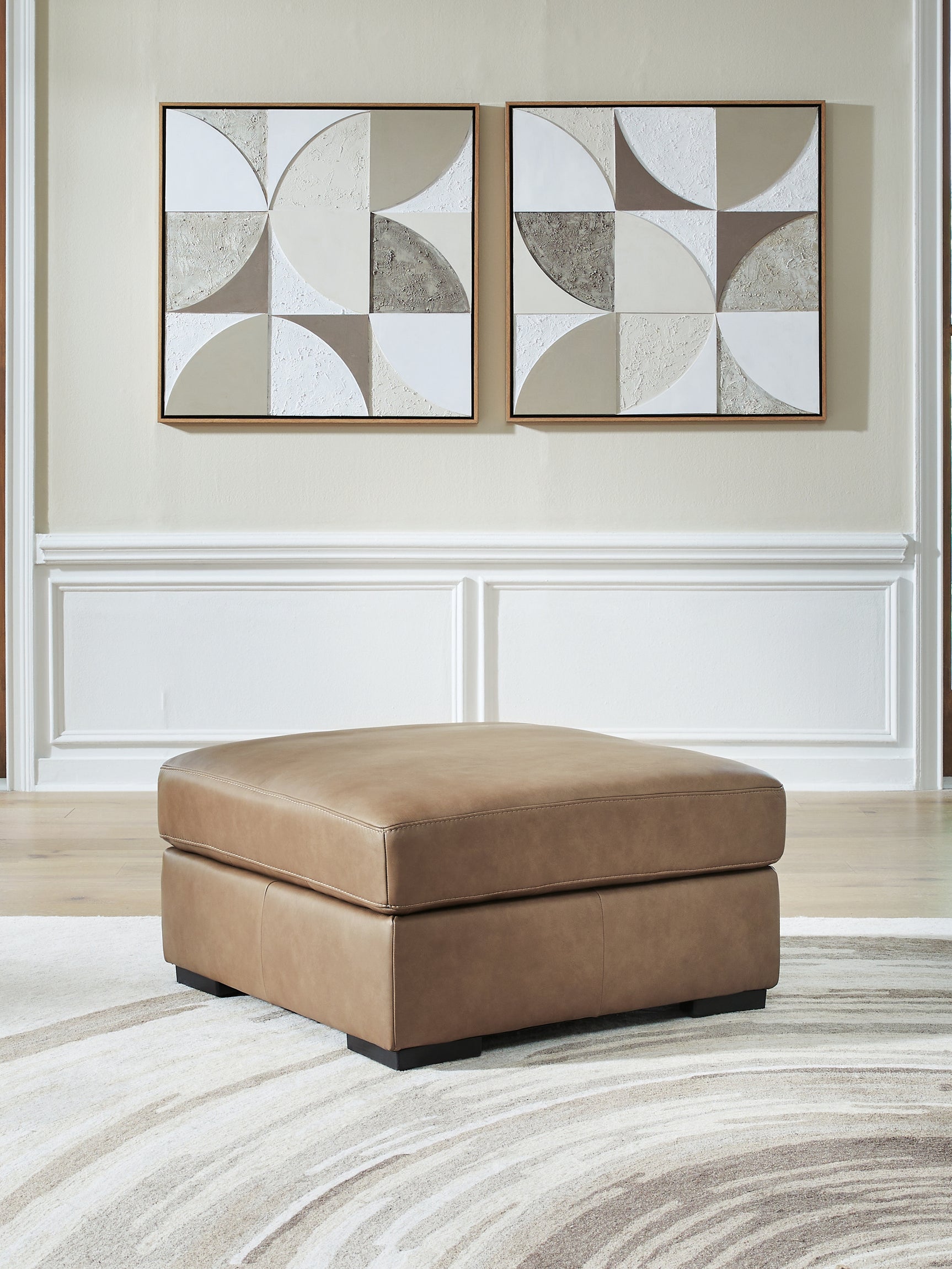 Tampa Furniture Outlet - Ashley Furniture - Veronella Living Room - Oversized Accent Ottoman / Sahara - 7610608