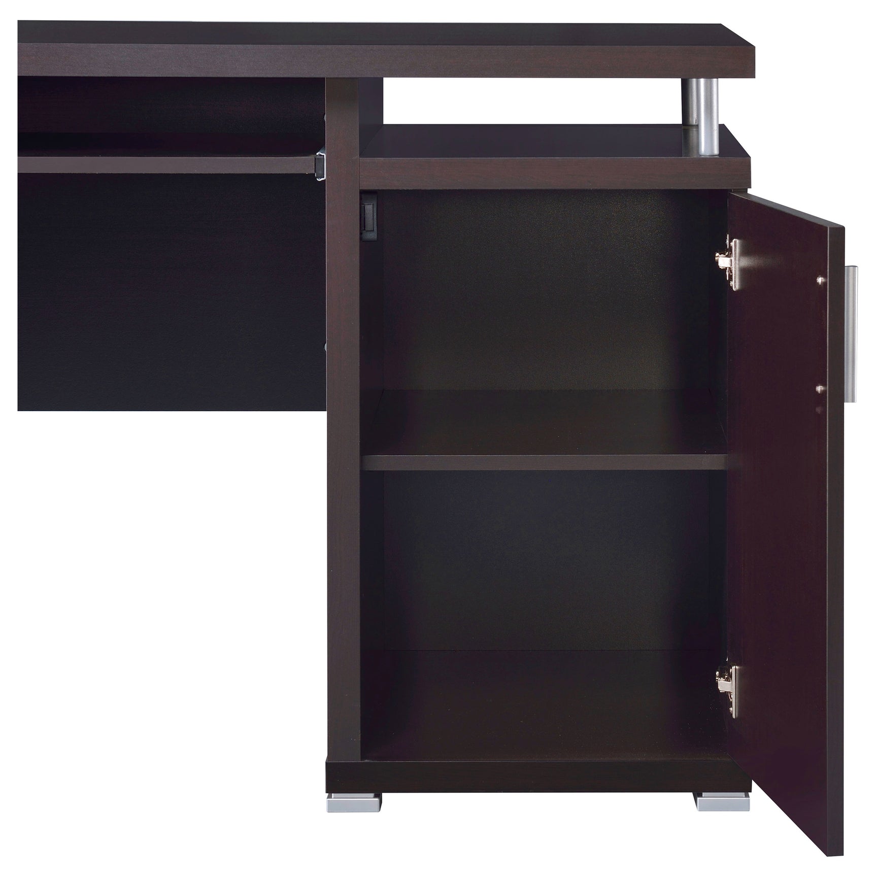 Tracy 55-inch 2-drawer Office Computer Desk Cappuccino - Tampa Furniture Outlet