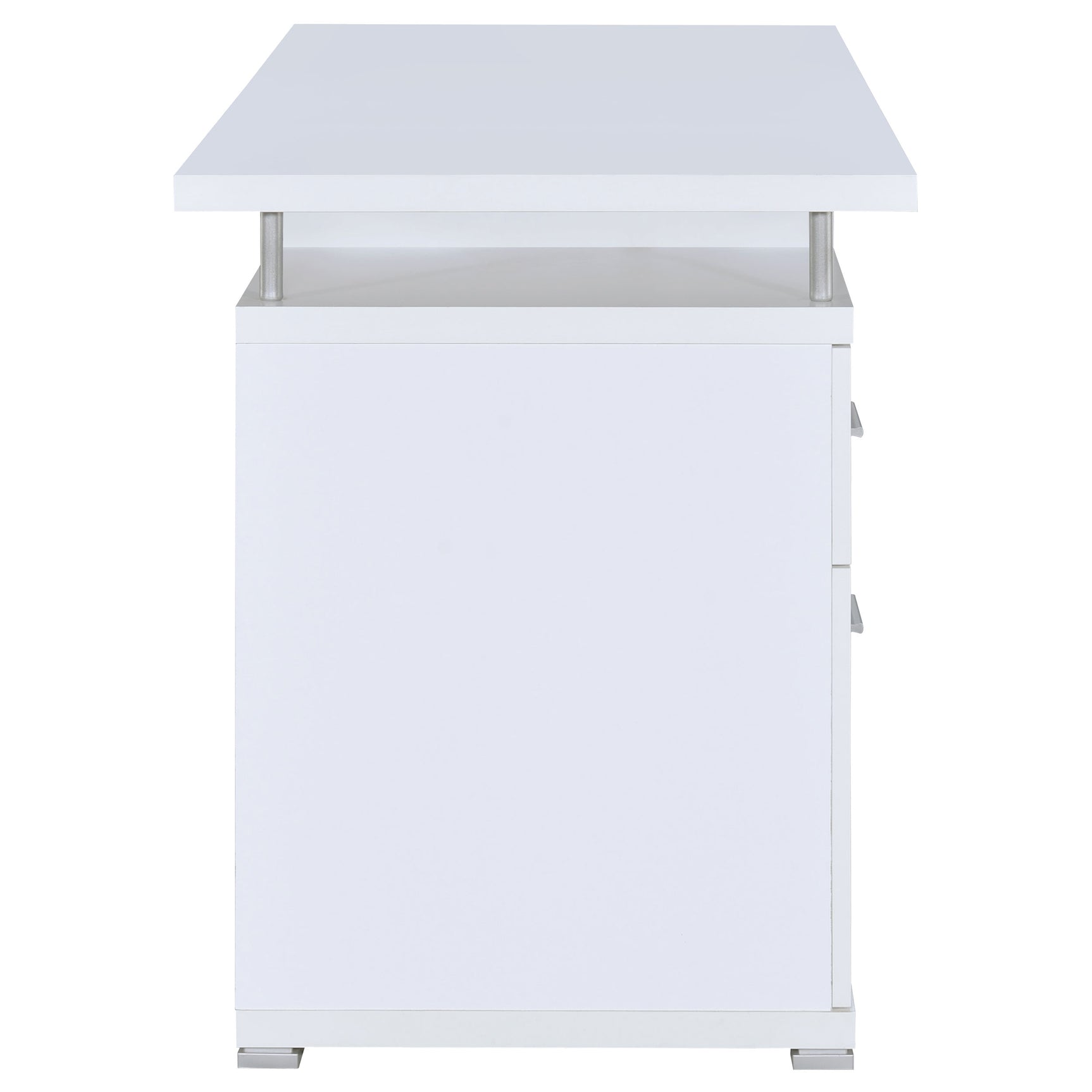 Tracy 55-inch 2-drawer Office Computer Desk White - Tampa Furniture Outlet