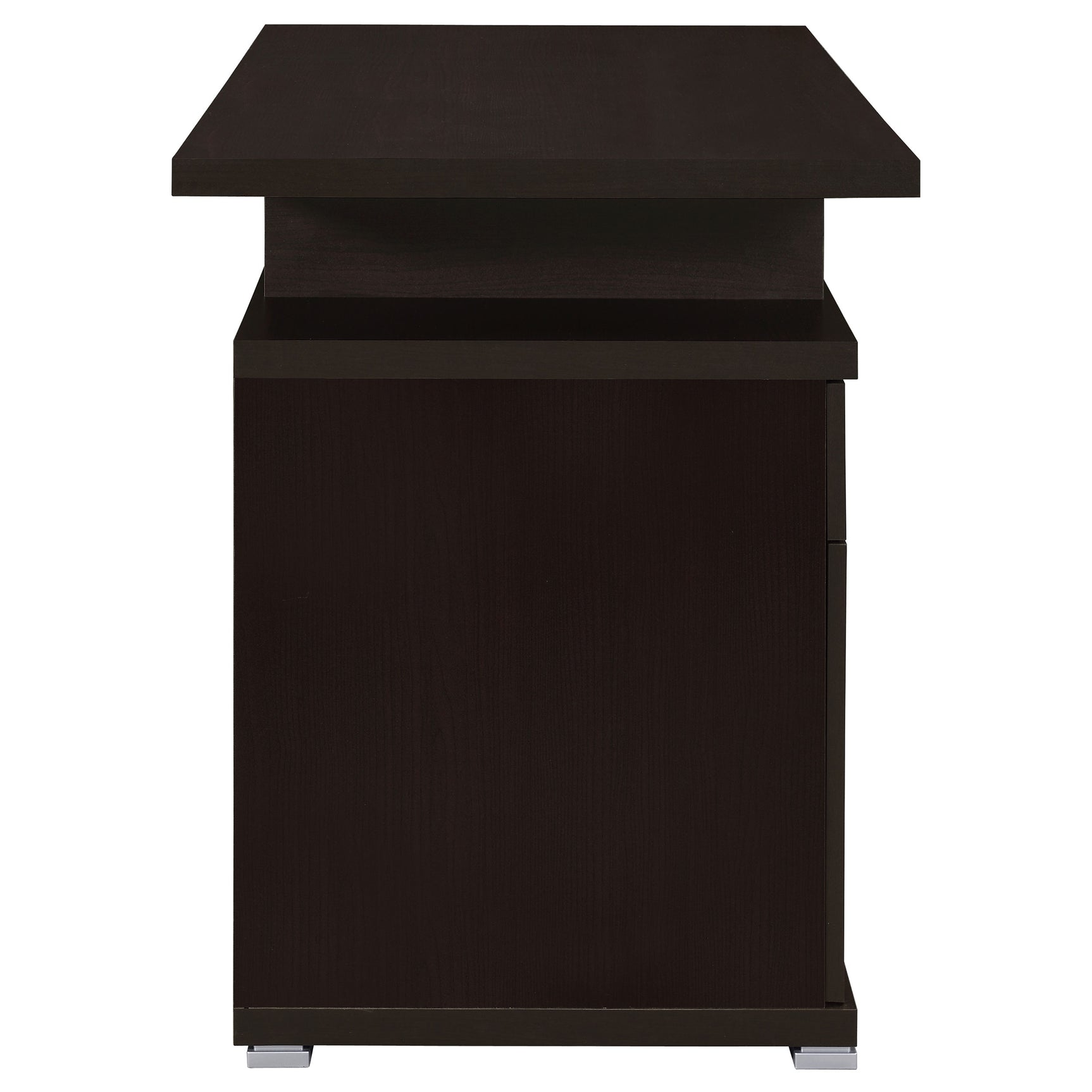 Irving 47-inch 2-drawer Office Computer Desk Cappuccino - Tampa Furniture Outlet