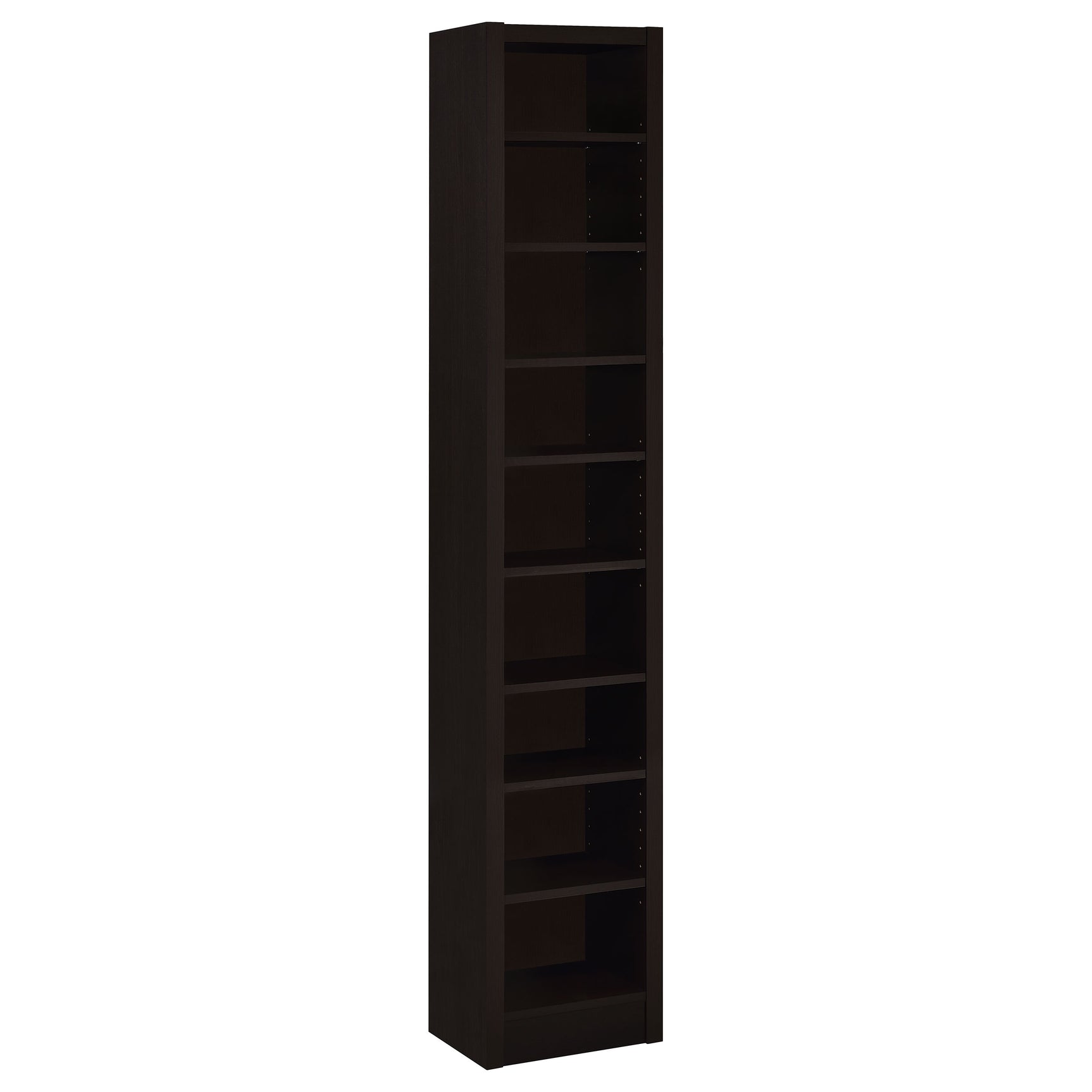 Tampa Furniture Outlet - Coaster - Eliam 71-inch 8-shelf Bookcase Cappuccino - 800285