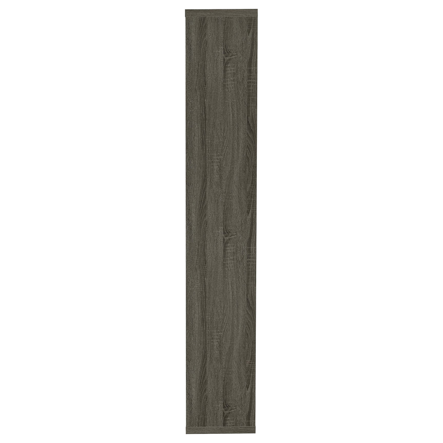 Theo 71-inch 6-shelf Bookshelf Weathered Grey - Tampa Furniture Outlet