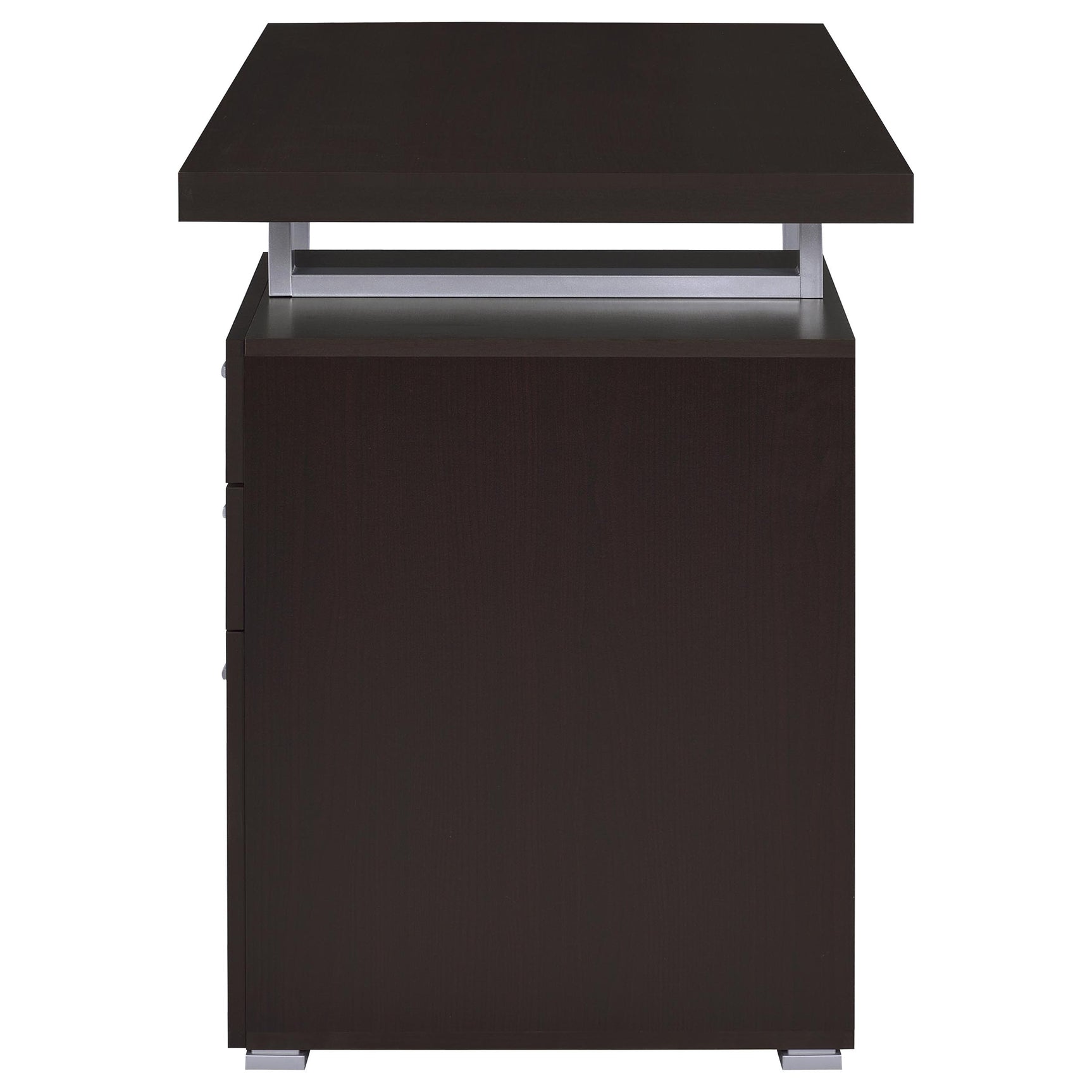 Brennan 47-inch 3-drawer Office Computer Desk Cappuccino - Tampa Furniture Outlet