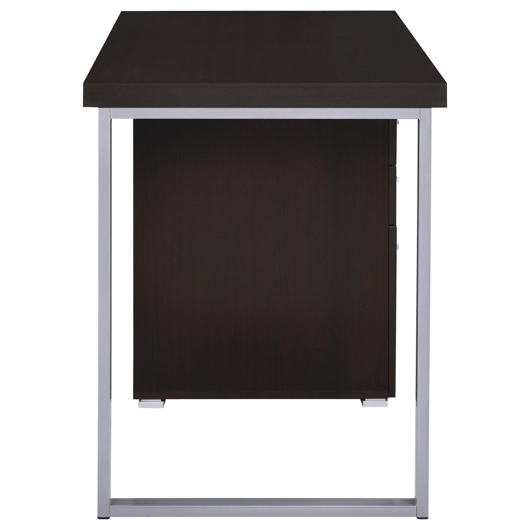 Brennan 47-inch 3-drawer Office Computer Desk Cappuccino - Tampa Furniture Outlet