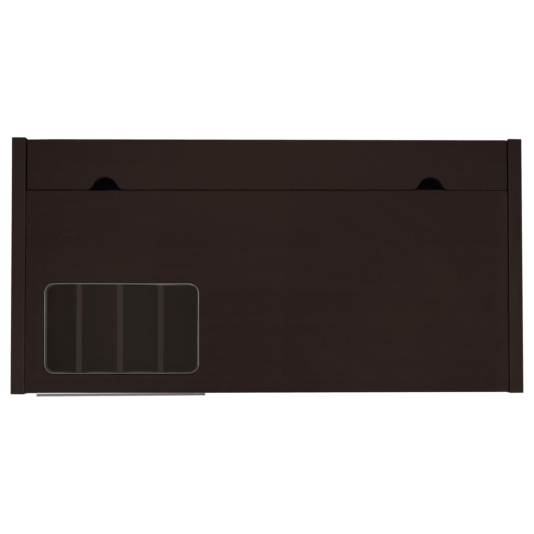 Halston 47-inch 2-drawer Office Desk with Cabinet Cappuccino - Tampa Furniture Outlet