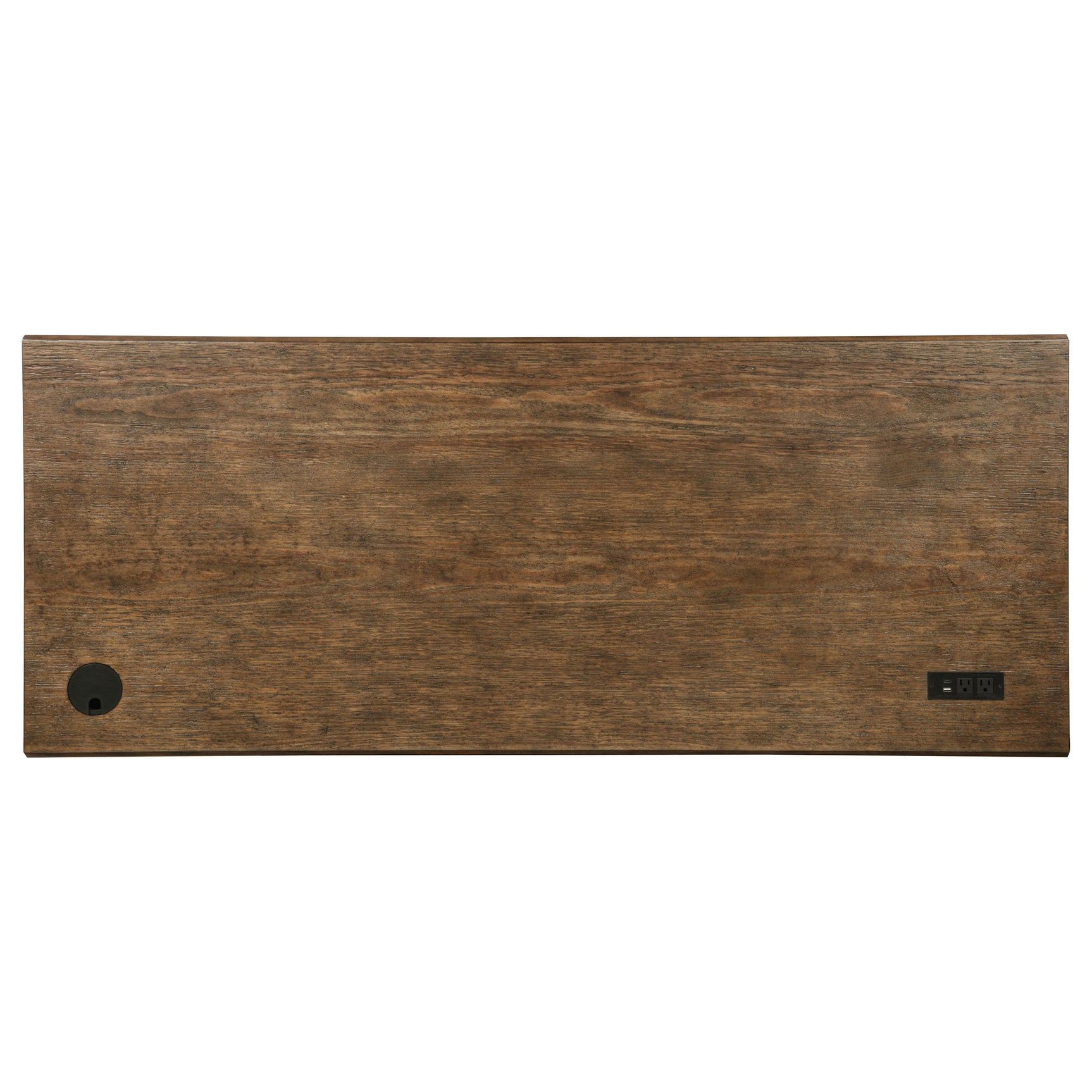 Altidore 68-inch 7-drawer Executive Home Office Desk Distressed Brown