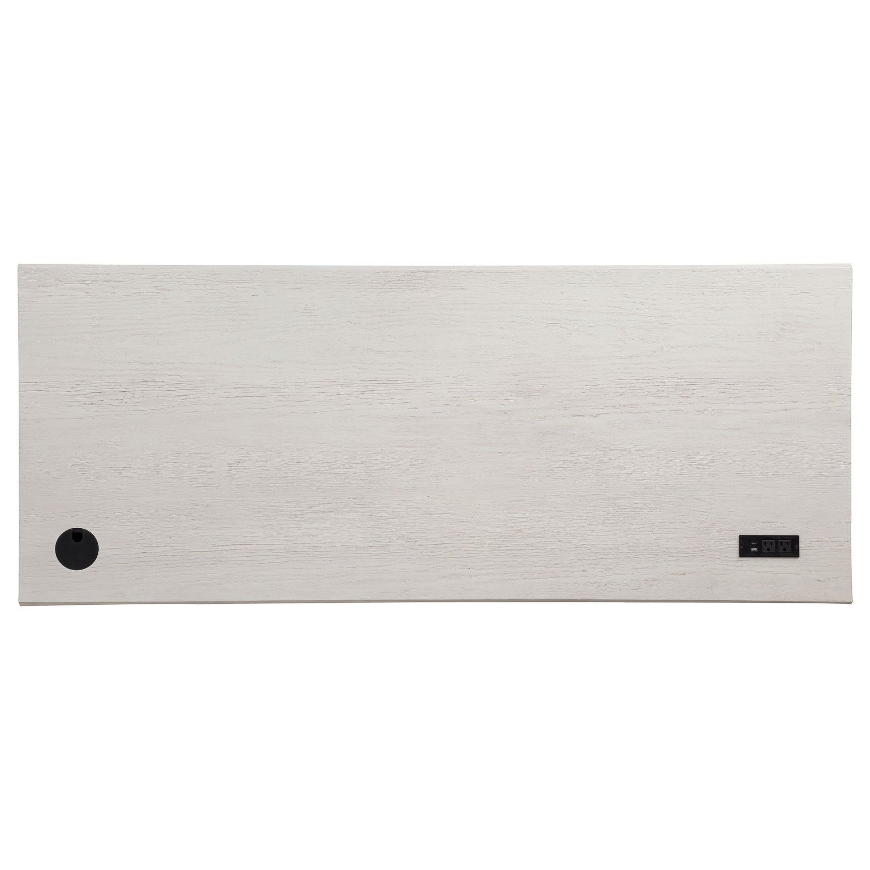 Altidore 68-inch 7-drawer Executive Home Office Desk Distressed White
