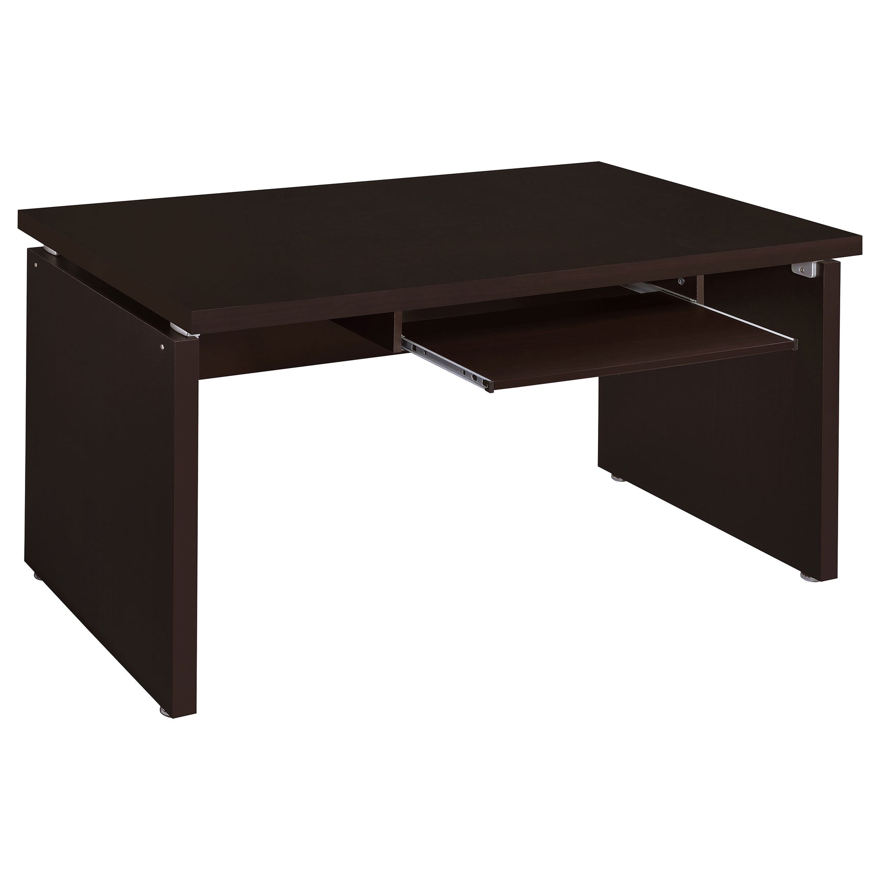 Skylar 55-inch Computer Desk with Keyboard Drawer Cappuccino - Tampa Furniture Outlet