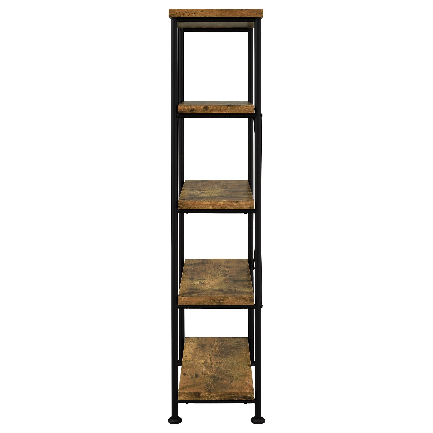 Analiese 63-inch 4-shelf Bookshelf Rustic Nutmeg - Tampa Furniture Outlet