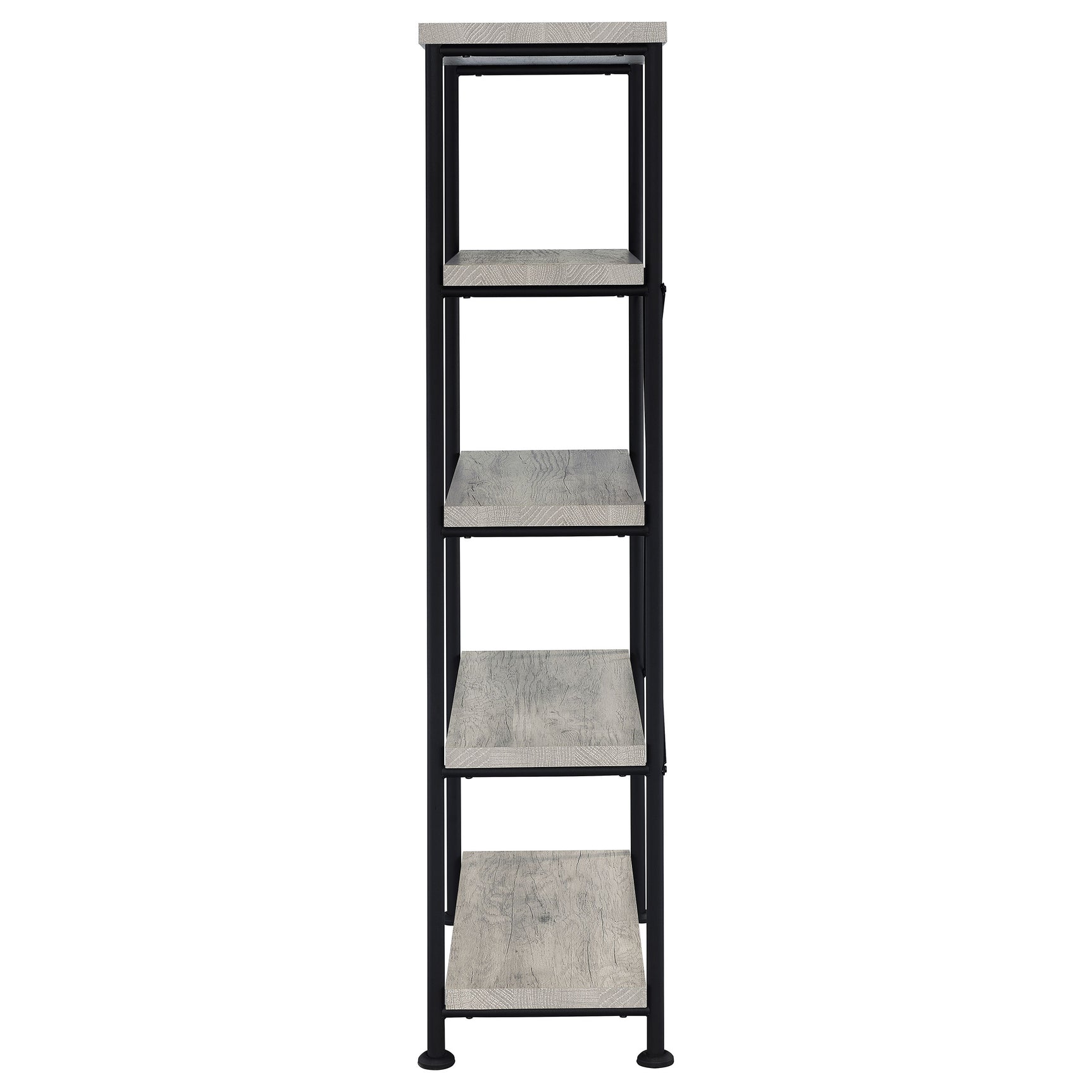 Analiese 63-inch 4-shelf Bookshelf Grey Driftwood - Tampa Furniture Outlet