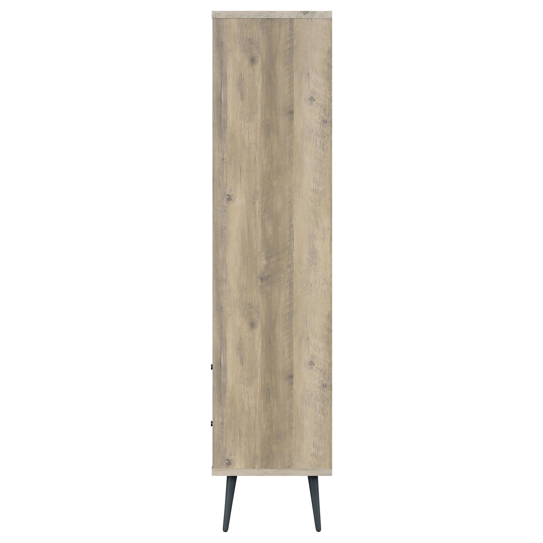 Maeve 70-inch 3-shelf Bookcase with Drawers Distressed Pine