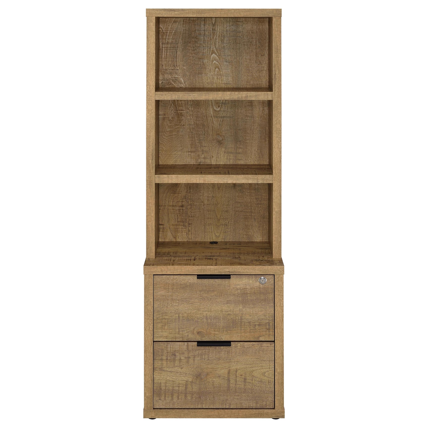 Westpark 3-piece Wall Unit Bookcase Set with USB Mango