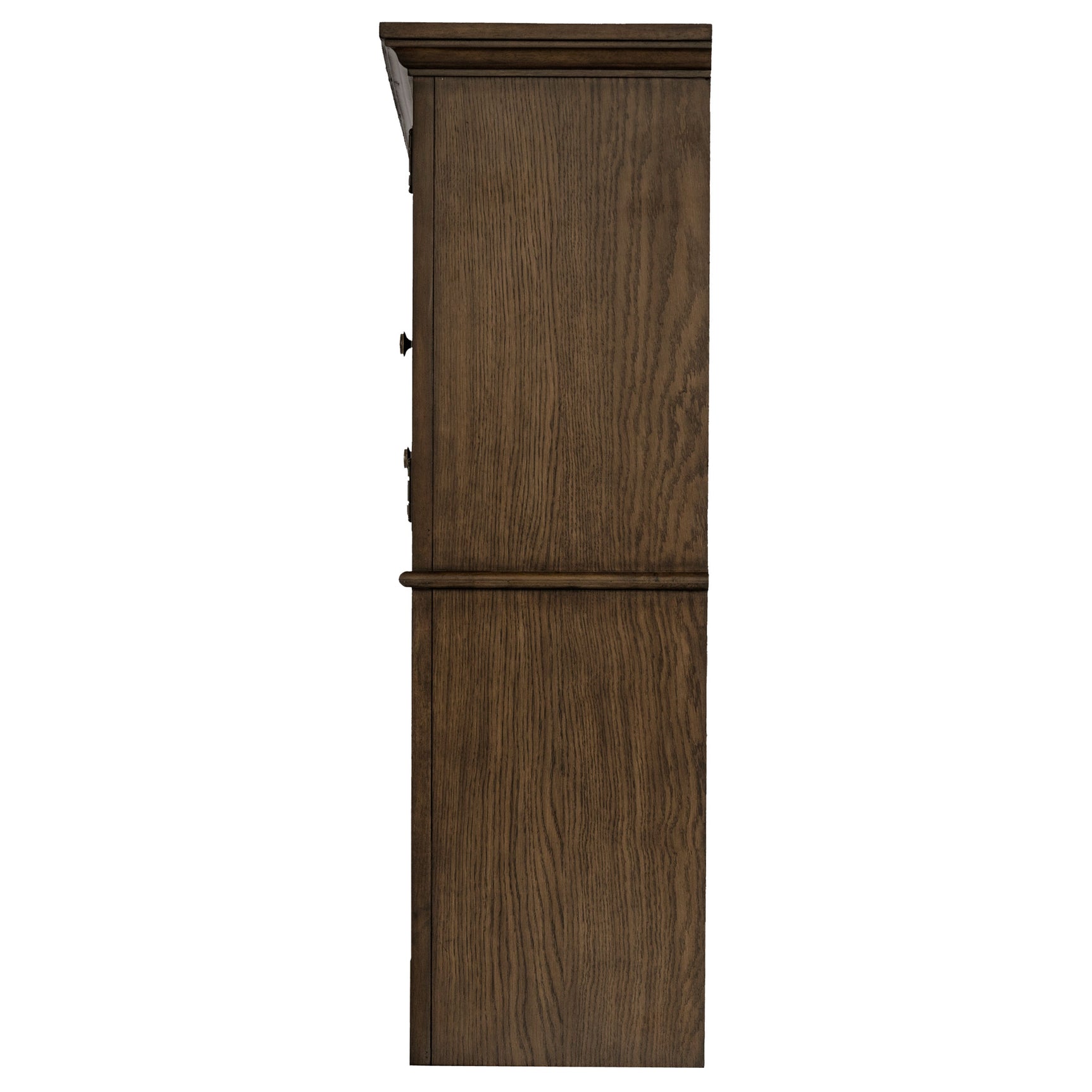 Hartshill 2-door Hutch with Shelves Burnished Oak - Tampa Furniture Outlet