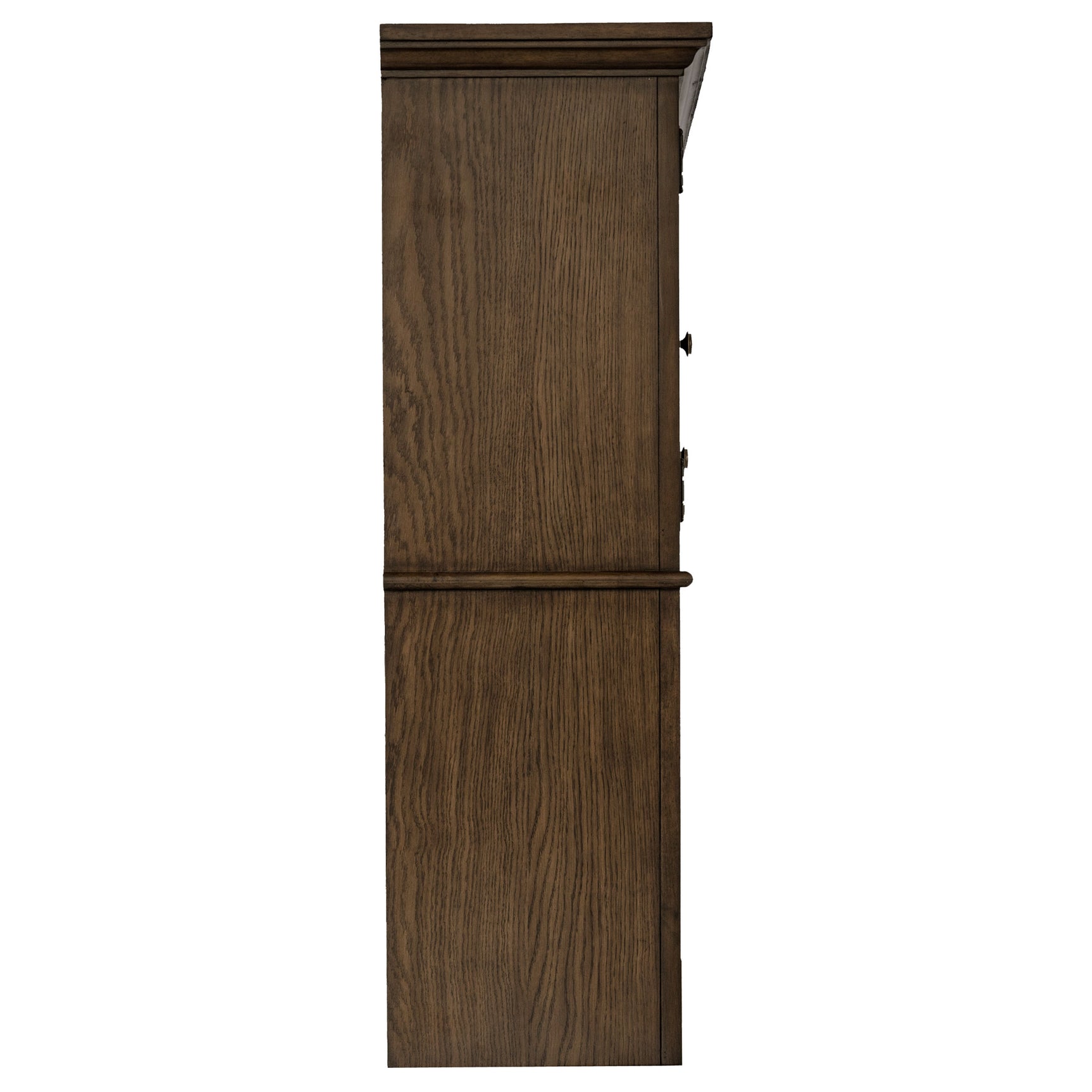 Hartshill 2-door Hutch with Shelves Burnished Oak - Tampa Furniture Outlet