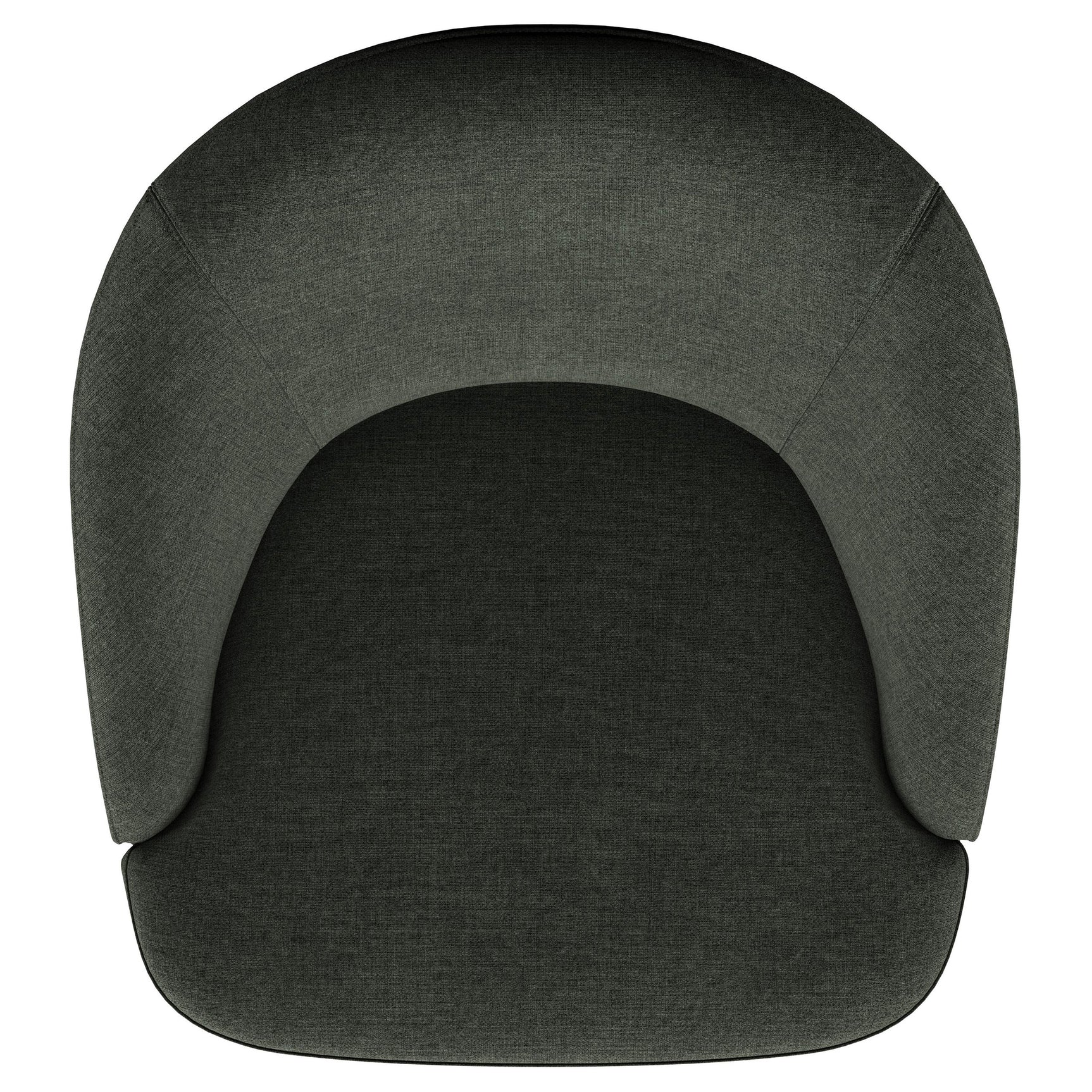 Leon Upholstered Barrel Accent Swivel Chair Hunter Green - Tampa Furniture Outlet