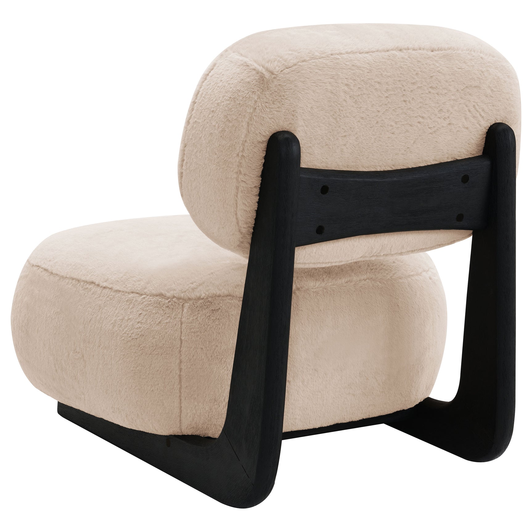 Duffie Upholstered Armless Accent Chair Camel - Tampa Furniture Outlet