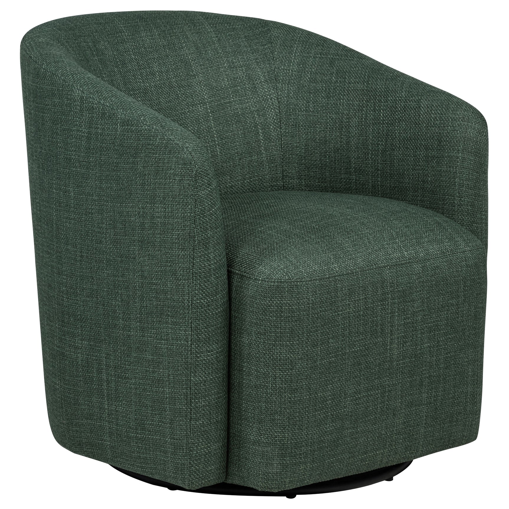 Tampa Furniture Outlet - Coaster - Mossbrook Fabric Upholstered Swivel Accent Chair Green - 903222