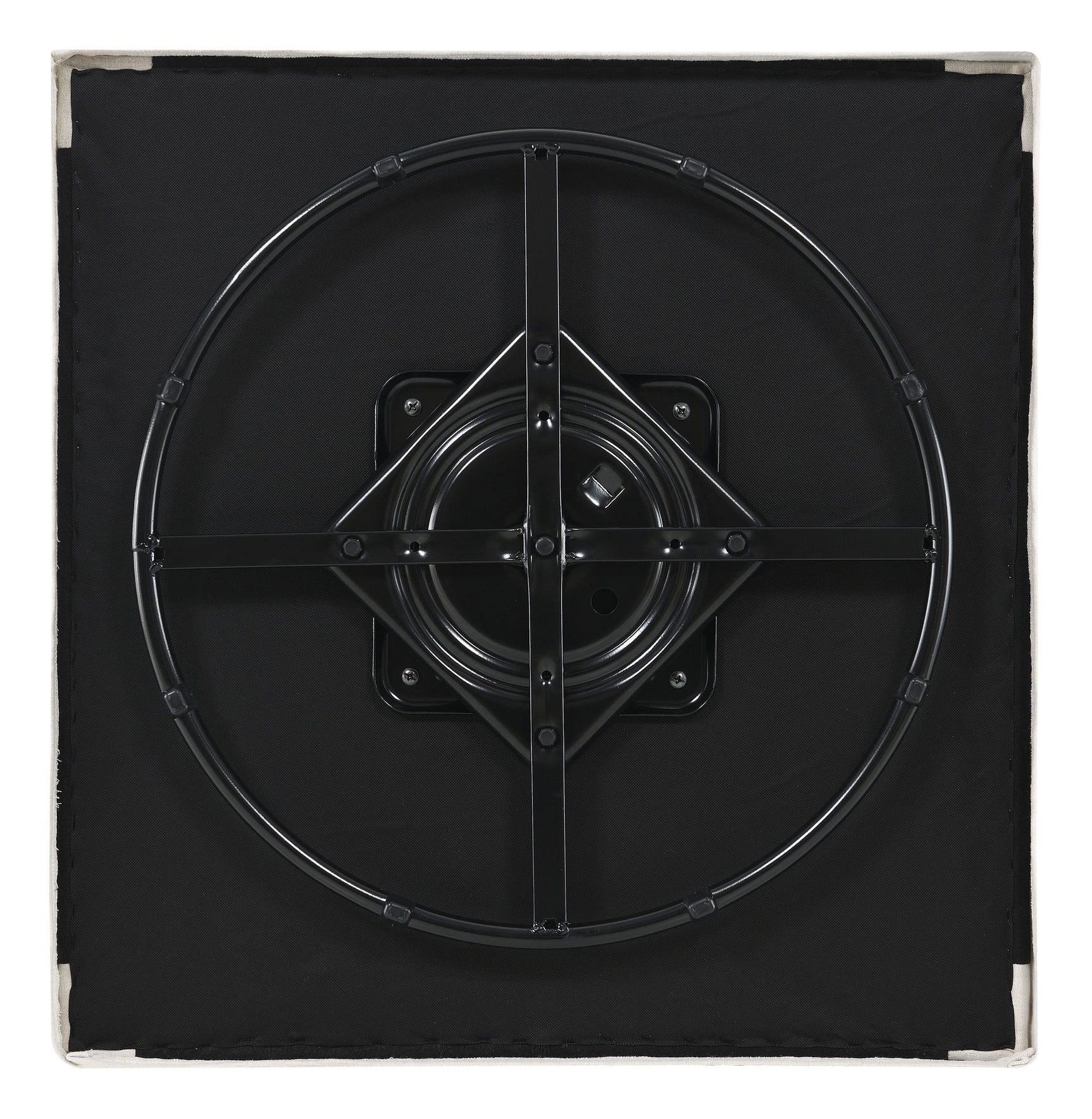 Winter Upholstered Sloped Arm Accent Swivel Chair Beige - Tampa Furniture Outlet