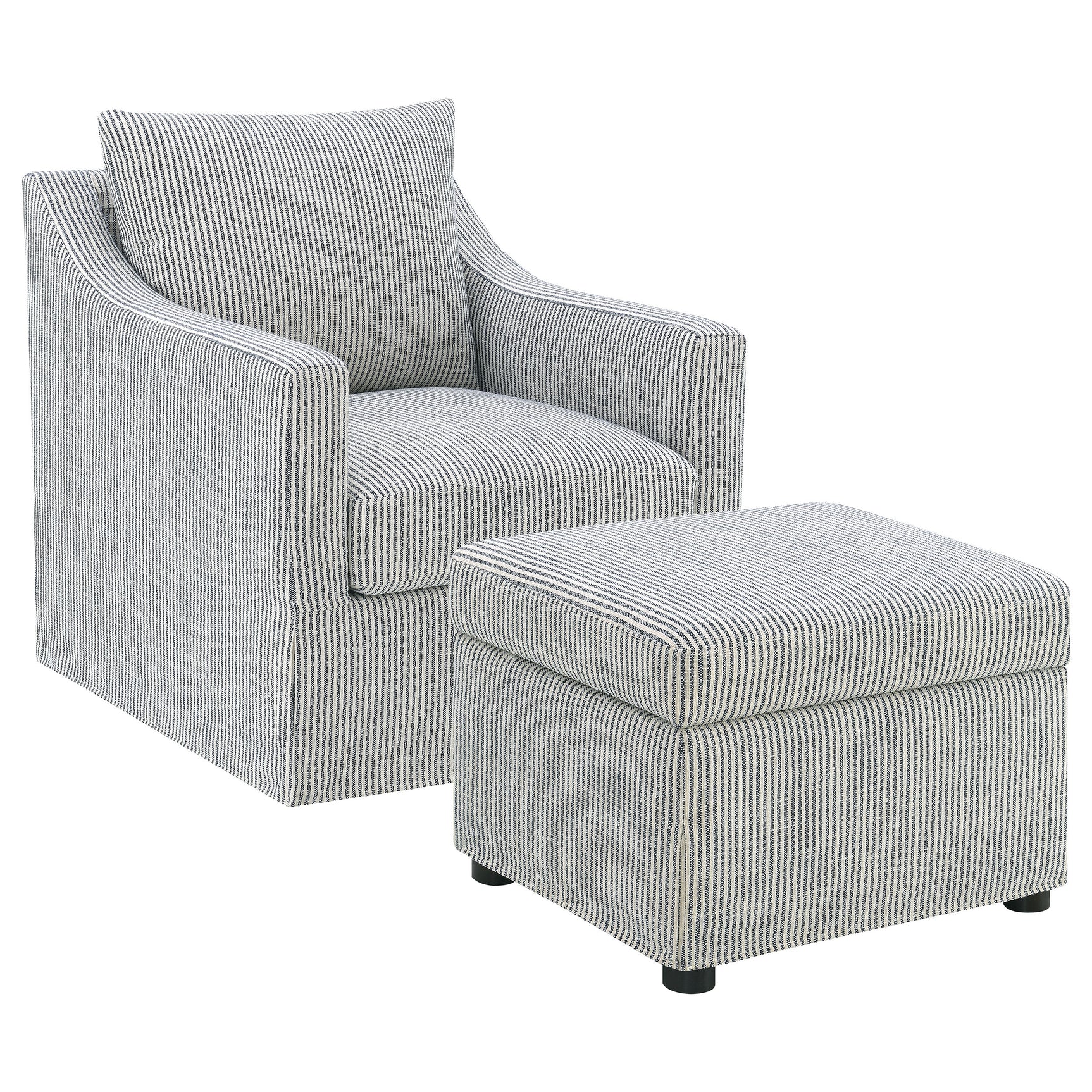 Winter Upholstered Sloped Arm Accent Swivel Chair Grey - Tampa Furniture Outlet