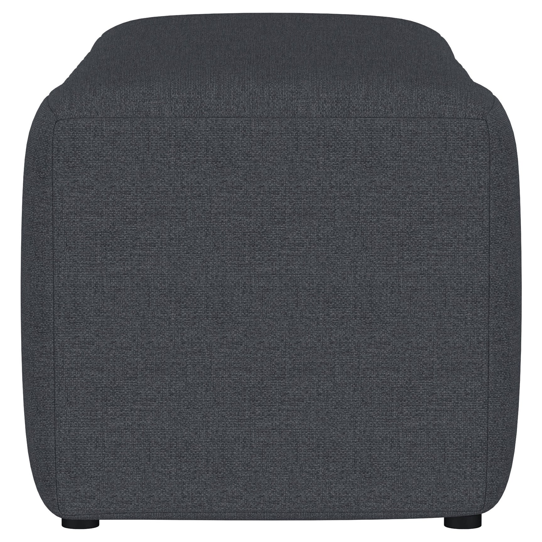Summer Fabric Upholstered Tufted Accent Bench Charcoal