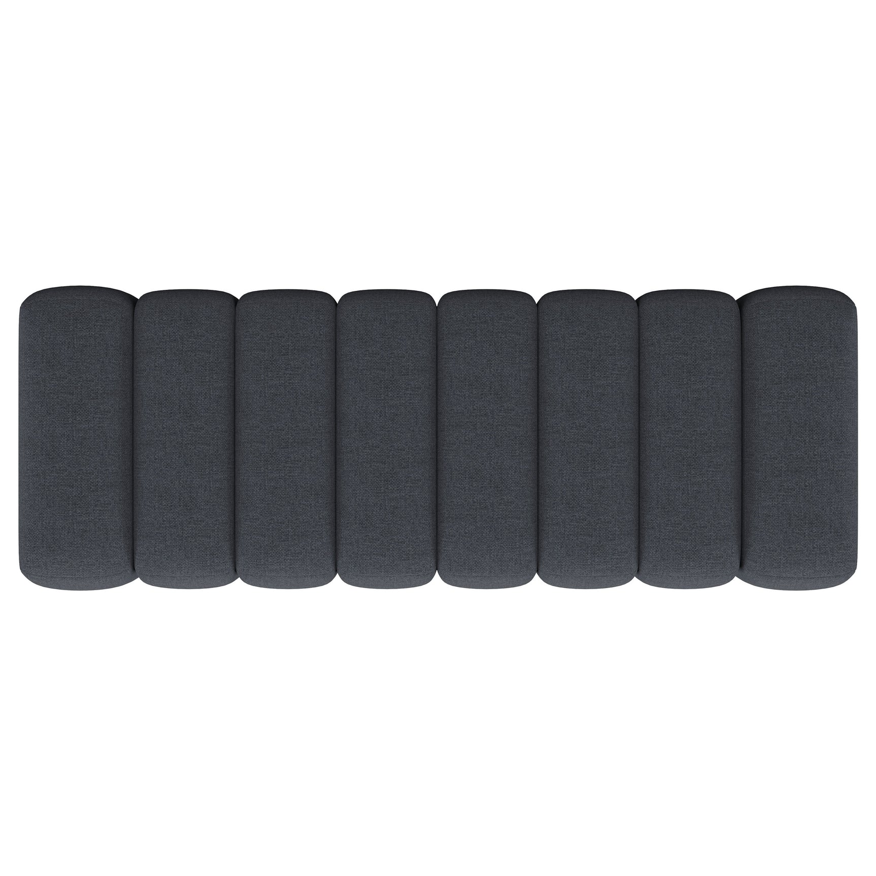 Summer Fabric Upholstered Tufted Accent Bench Charcoal