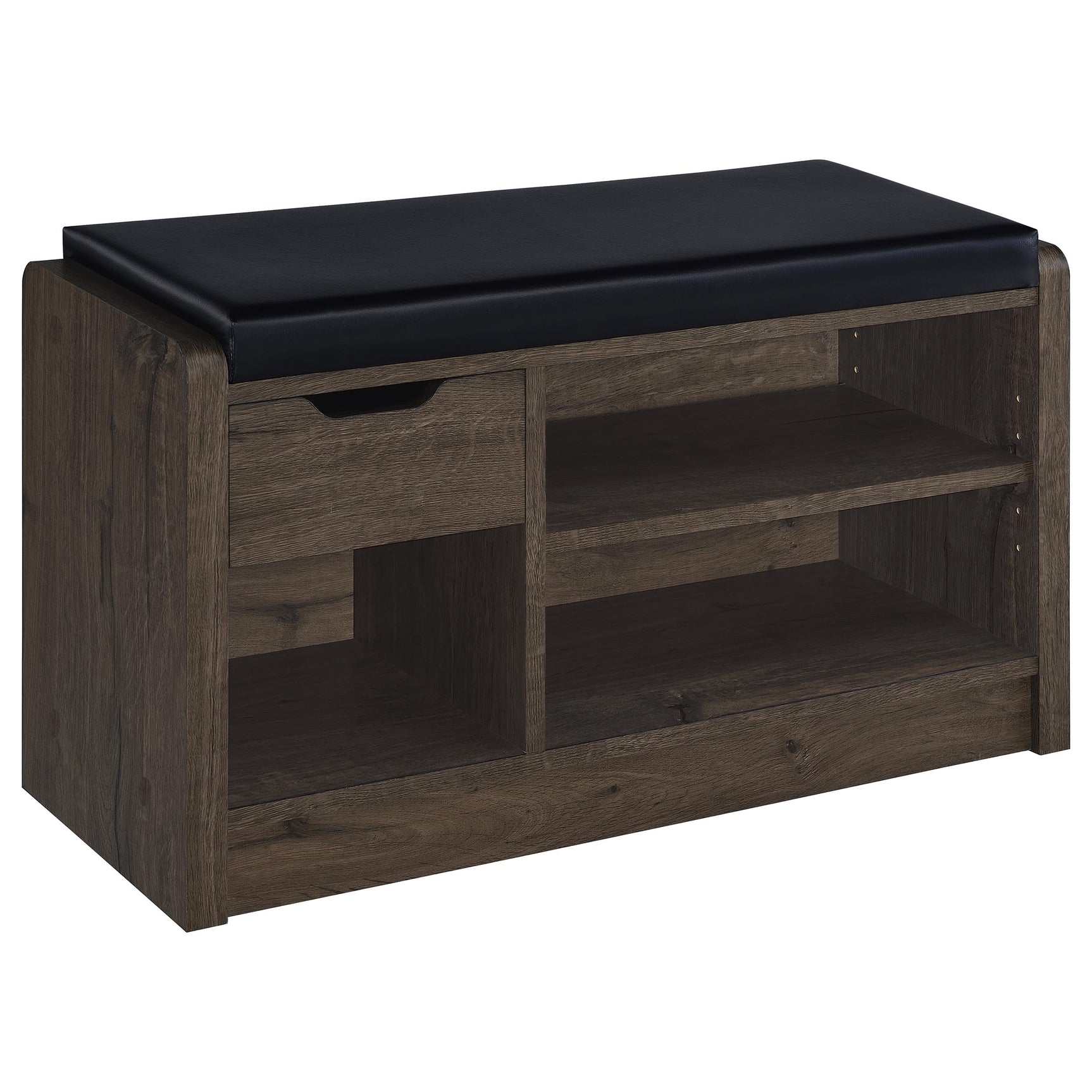 Tampa Furniture Outlet - Coaster - Arrington Storage Bench Smoked Oak - 910321
