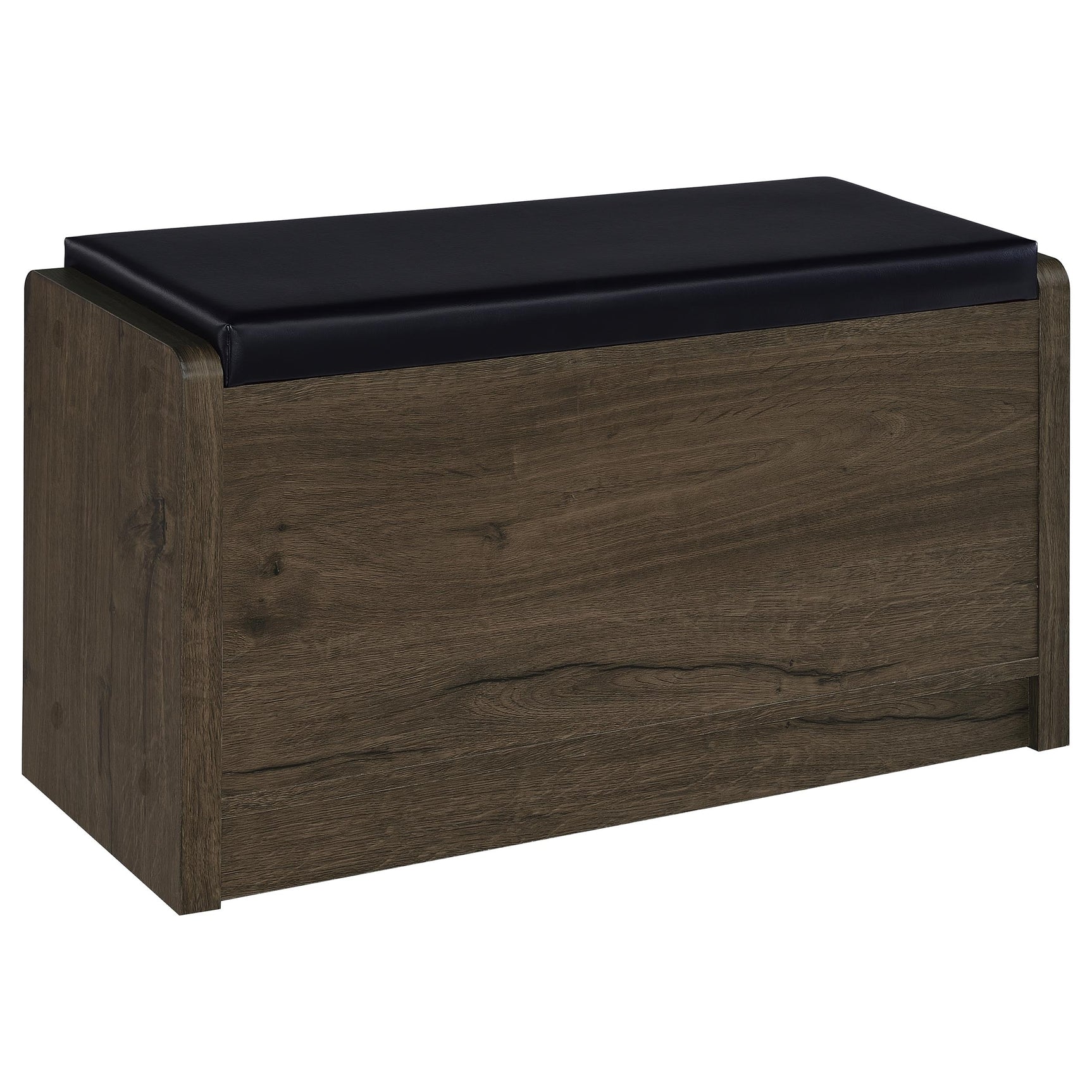 Arrington Storage Bench Smoked Oak - Tampa Furniture Outlet