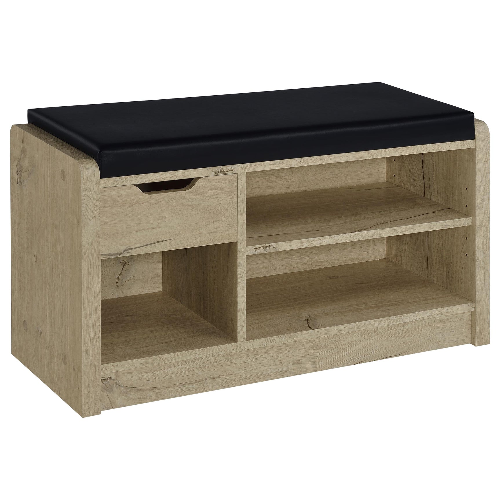 Tampa Furniture Outlet - Coaster - Arrington Storage Bench White Oak - 910322