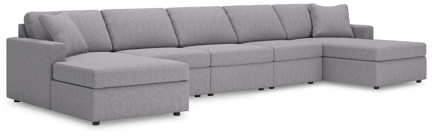 Tampa Furniture Outlet - Ashley Furniture - Modmax 5-Piece Double Chaise Sectional - 5-Piece Double Chaise Sectional - 92104S125