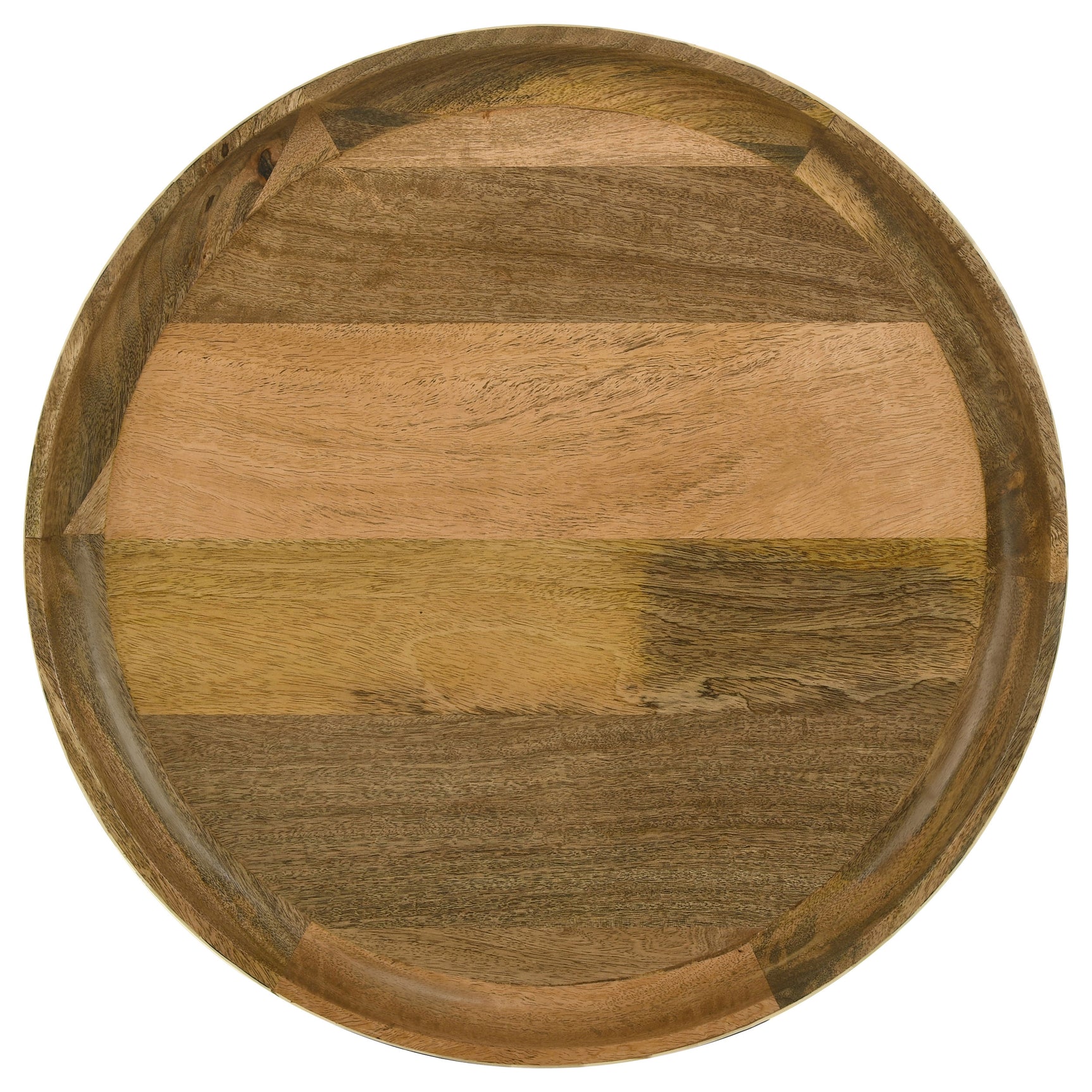 Ollie 2-piece Solid Wood Bone Inlay Nesting Table Natural - Tampa Furniture Outlet