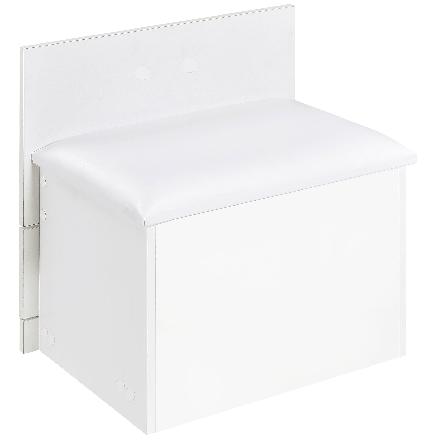 Danbury 3-drawer Makeup Vanity & Stool Set White High Gloss - Tampa Furniture Outlet