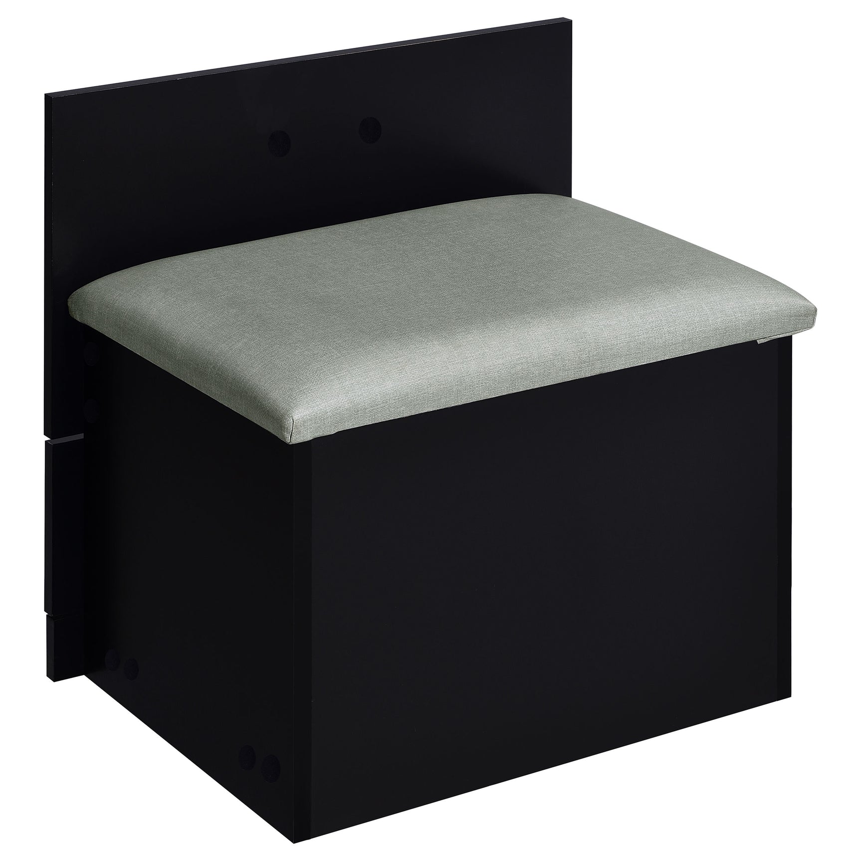 Danbury 3-drawer Makeup Vanity & Stool Set Black High Gloss - Tampa Furniture Outlet